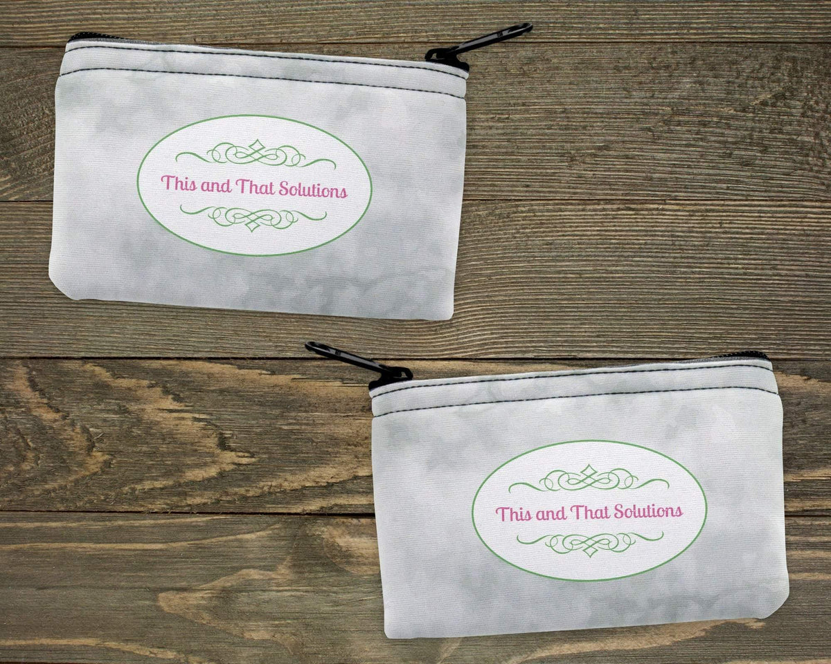Personalized Coin Purse | Custom Bags | Company Logo - This &amp; That Solutions - Personalized Coin Purse | Custom Bags | Company Logo - Personalized Gifts &amp; Custom Home Decor