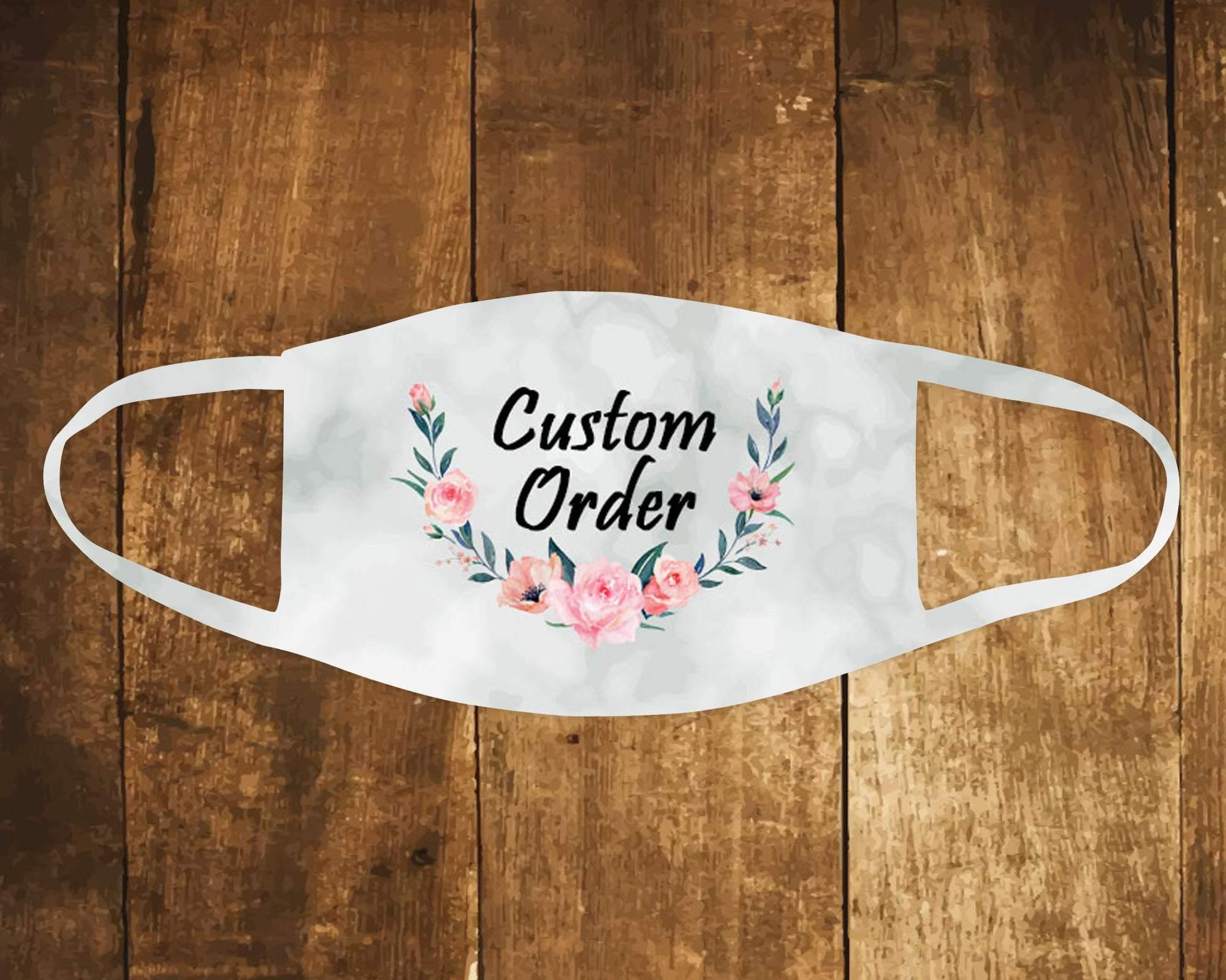Personalized Face Mask | Custom Face Coverings | Custom Order - This & That Solutions - Personalized Face Mask | Custom Face Coverings | Custom Order - Personalized Gifts & Custom Home Decor