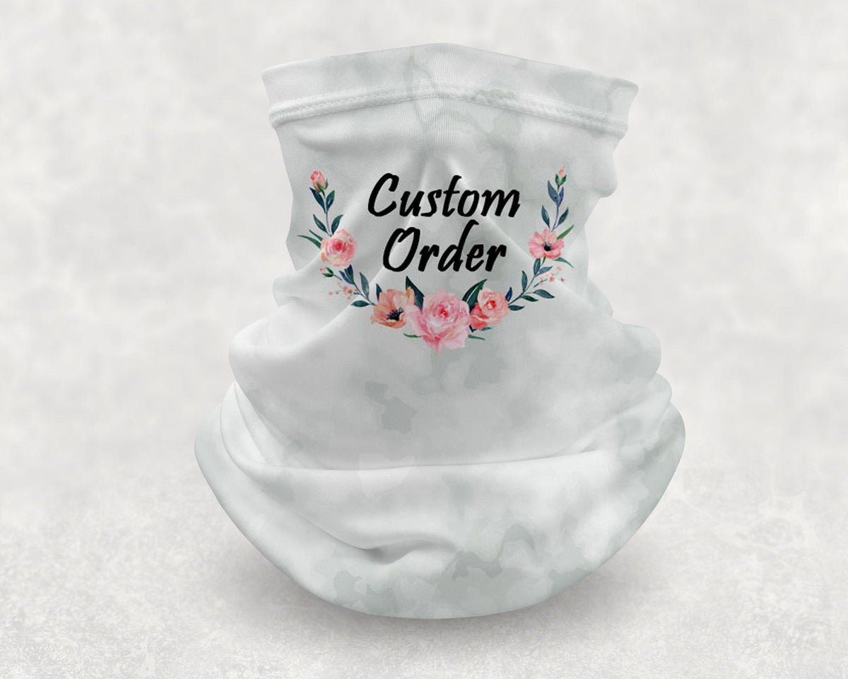 Personalized Neck Gaiter | Custom Face Coverings | Custom Order - This &amp; That Solutions - Personalized Neck Gaiter | Custom Face Coverings | Custom Order - Personalized Gifts &amp; Custom Home Decor