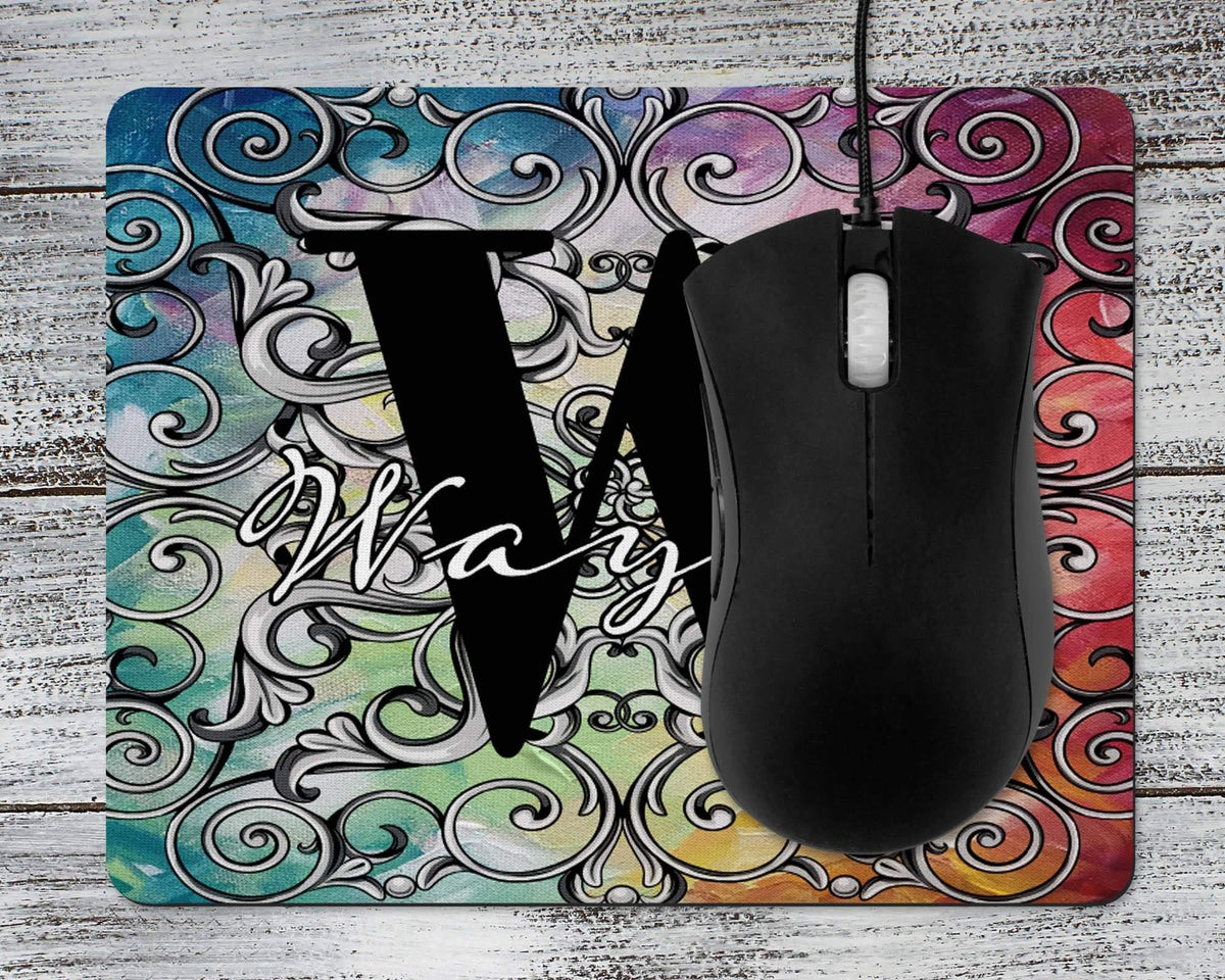 Monogrammed Mouse Pad | Personalized Mouse Pad | Colorful - This &amp; That Solutions - Monogrammed Mouse Pad | Personalized Mouse Pad | Colorful - Personalized Gifts &amp; Custom Home Decor