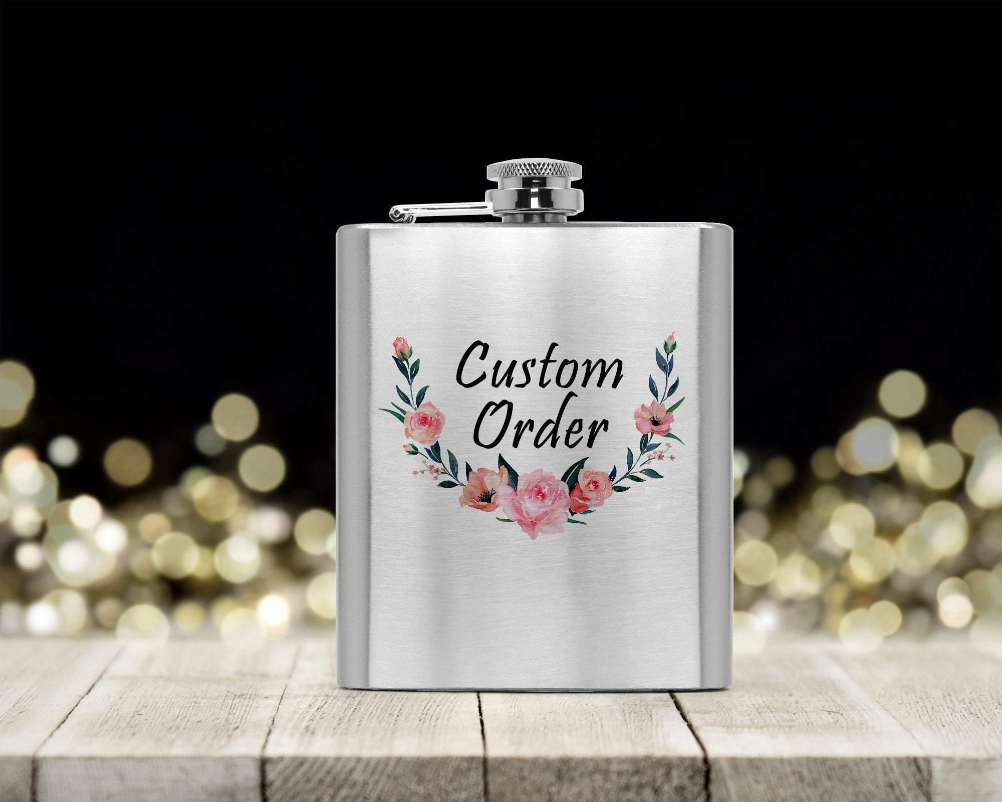 Personalized Flasks | Custom Wedding Gifts | Custom Order - This & That Solutions - Personalized Flasks | Custom Wedding Gifts | Custom Order - Personalized Gifts & Custom Home Decor