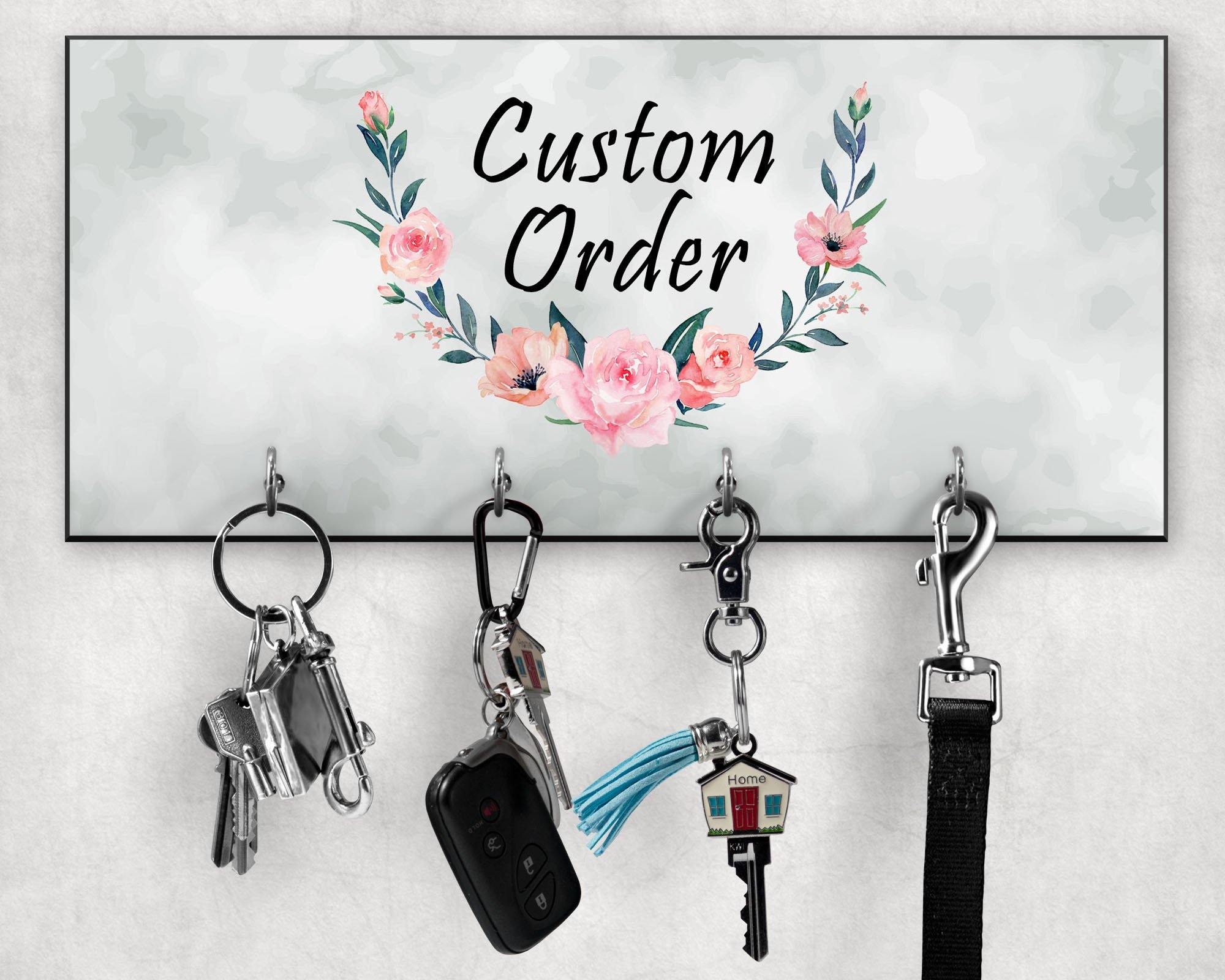 Personalized Key Hanger | Custom Key Rack | Custom Order - This & That Solutions - Personalized Key Hanger | Custom Key Rack | Custom Order - Personalized Gifts & Custom Home Decor