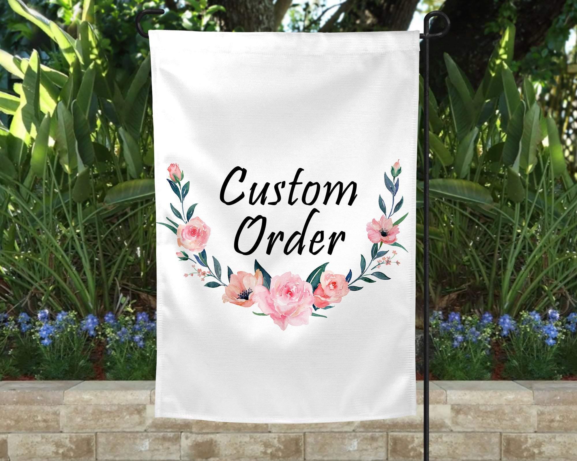 Personalized Garden Flag | Custom Yard Decorations | Custom Order - This & That Solutions - Personalized Garden Flag | Custom Yard Decorations | Custom Order - Personalized Gifts & Custom Home Decor