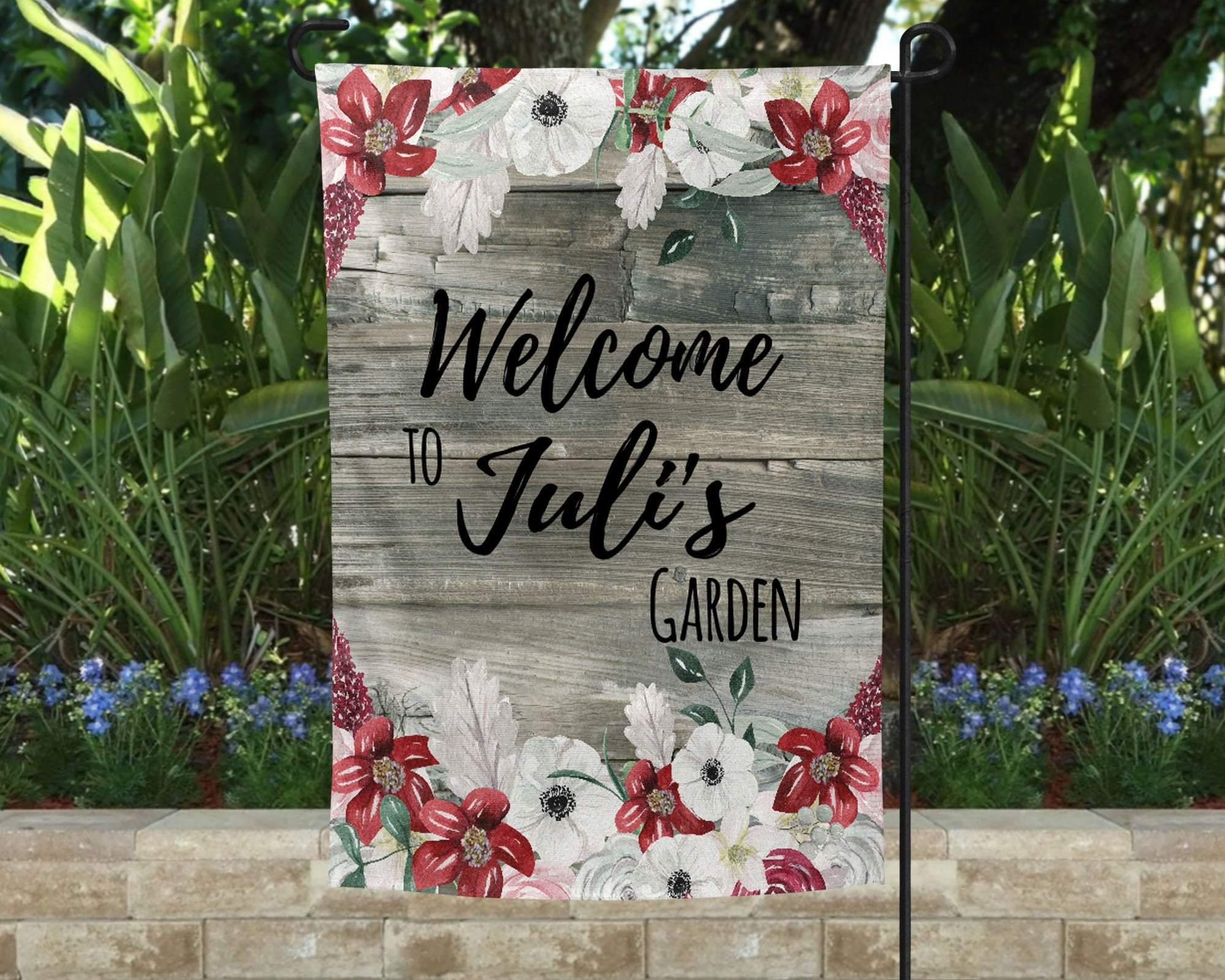 Personalized Garden Flag | Custom Yard Decorations | Rosewood - This & That Solutions - Personalized Garden Flag | Custom Yard Decorations | Rosewood - Personalized Gifts & Custom Home Decor