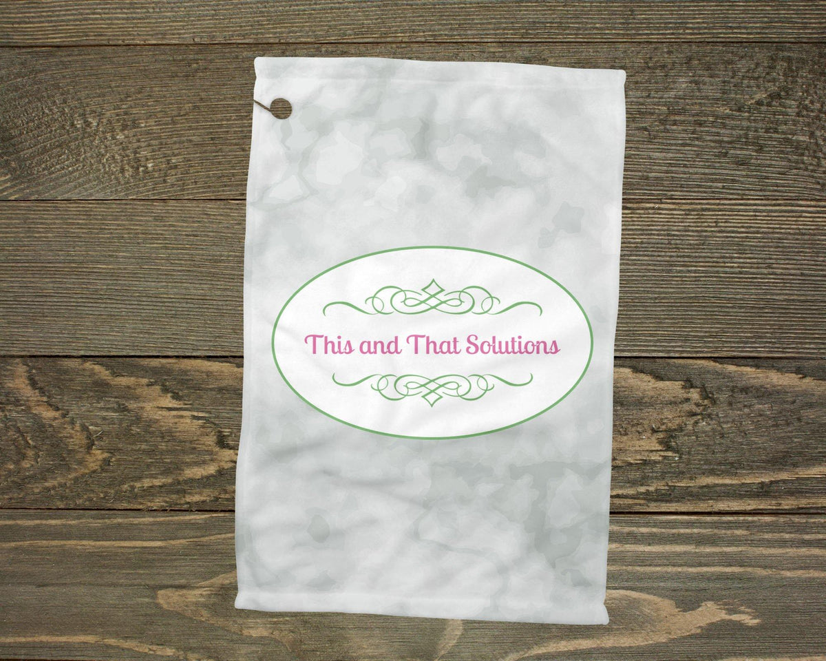Personalized Golf Accessories | Custom Golf Towel | Company Logo - This &amp; That Solutions - Personalized Golf Accessories | Custom Golf Towel | Company Logo - Personalized Gifts &amp; Custom Home Decor
