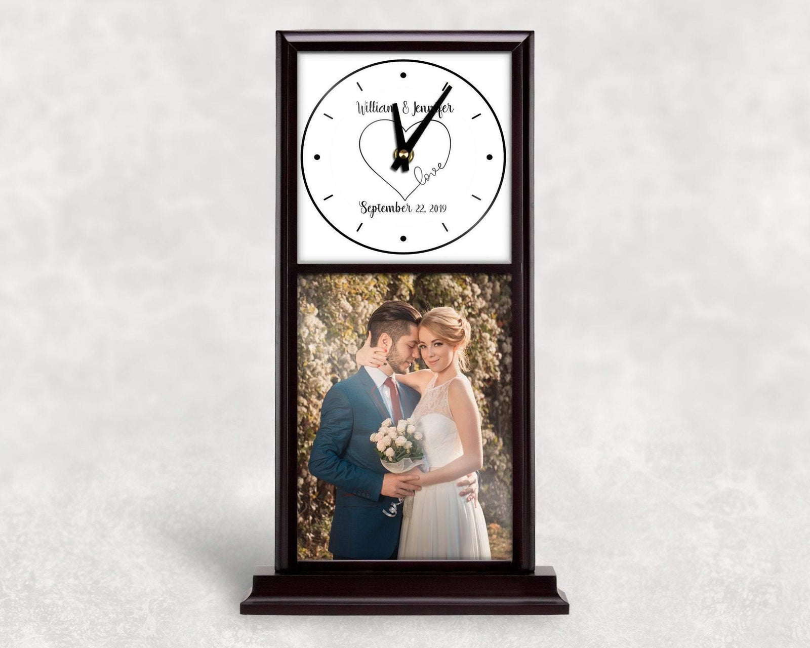 Personalized Mantle Clock | Custom Wall Decor | Love Heart - This & That Solutions - Personalized Mantle Clock | Custom Wall Decor | Love Heart - Personalized Gifts & Custom Home Decor