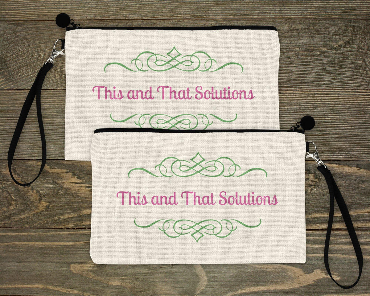 Personalized Cosmetic Bags | Custom Cosmetic Bags | Company Logo - This &amp; That Solutions - Personalized Cosmetic Bags | Custom Cosmetic Bags | Company Logo - Personalized Gifts &amp; Custom Home Decor