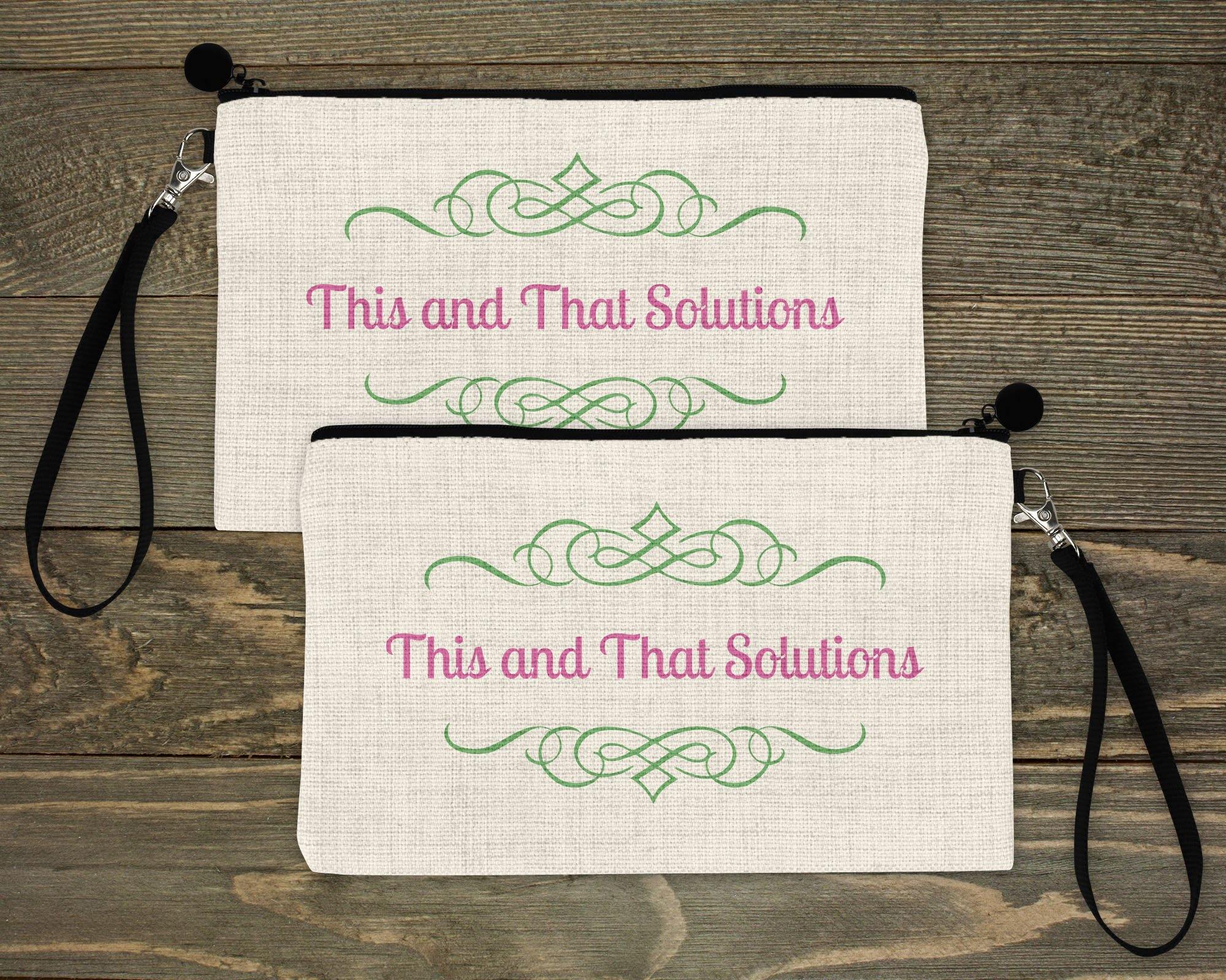 Personalized Cosmetic Bags | Custom Cosmetic Bags | Company Logo - This & That Solutions - Personalized Cosmetic Bags | Custom Cosmetic Bags | Company Logo - Personalized Gifts & Custom Home Decor