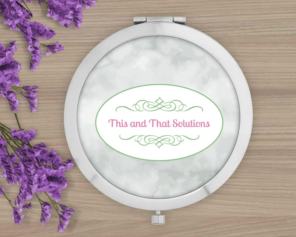 Personalized Compacts | Custom Compacts | Makeup &amp; Cosmetics | Company Logo - This &amp; That Solutions - Personalized Compacts | Custom Compacts | Makeup &amp; Cosmetics | Company Logo - Personalized Gifts &amp; Custom Home Decor