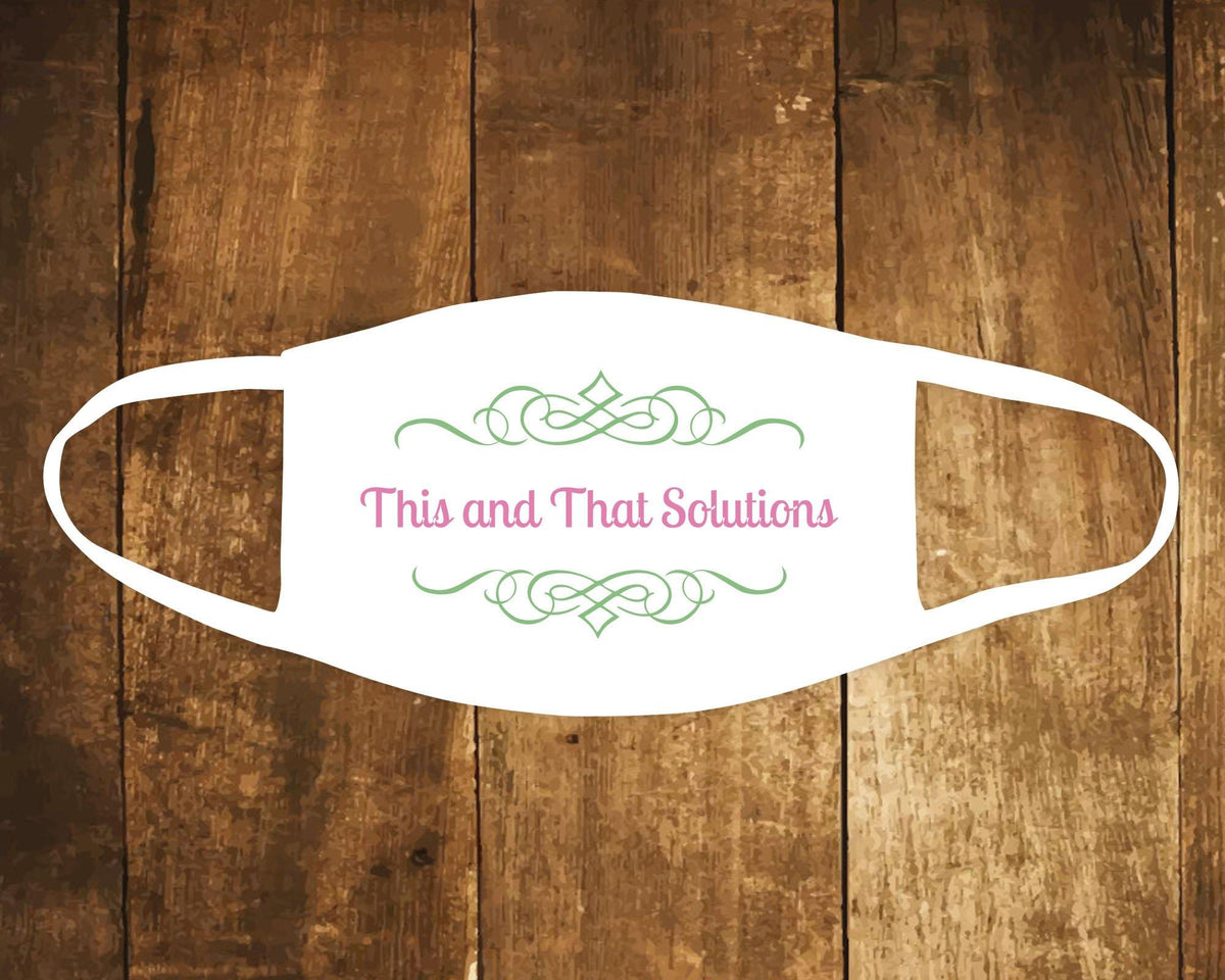 Personalized Face Mask | Custom Face Coverings | Company Logo - This &amp; That Solutions - Personalized Face Mask | Custom Face Coverings | Company Logo - Personalized Gifts &amp; Custom Home Decor