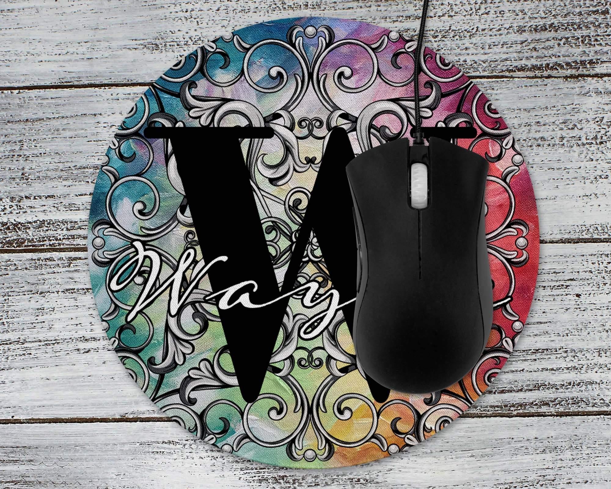 Monogrammed Mouse Pad | Personalized Mouse Pad | Colorful - This & That Solutions - Monogrammed Mouse Pad | Personalized Mouse Pad | Colorful - Personalized Gifts & Custom Home Decor