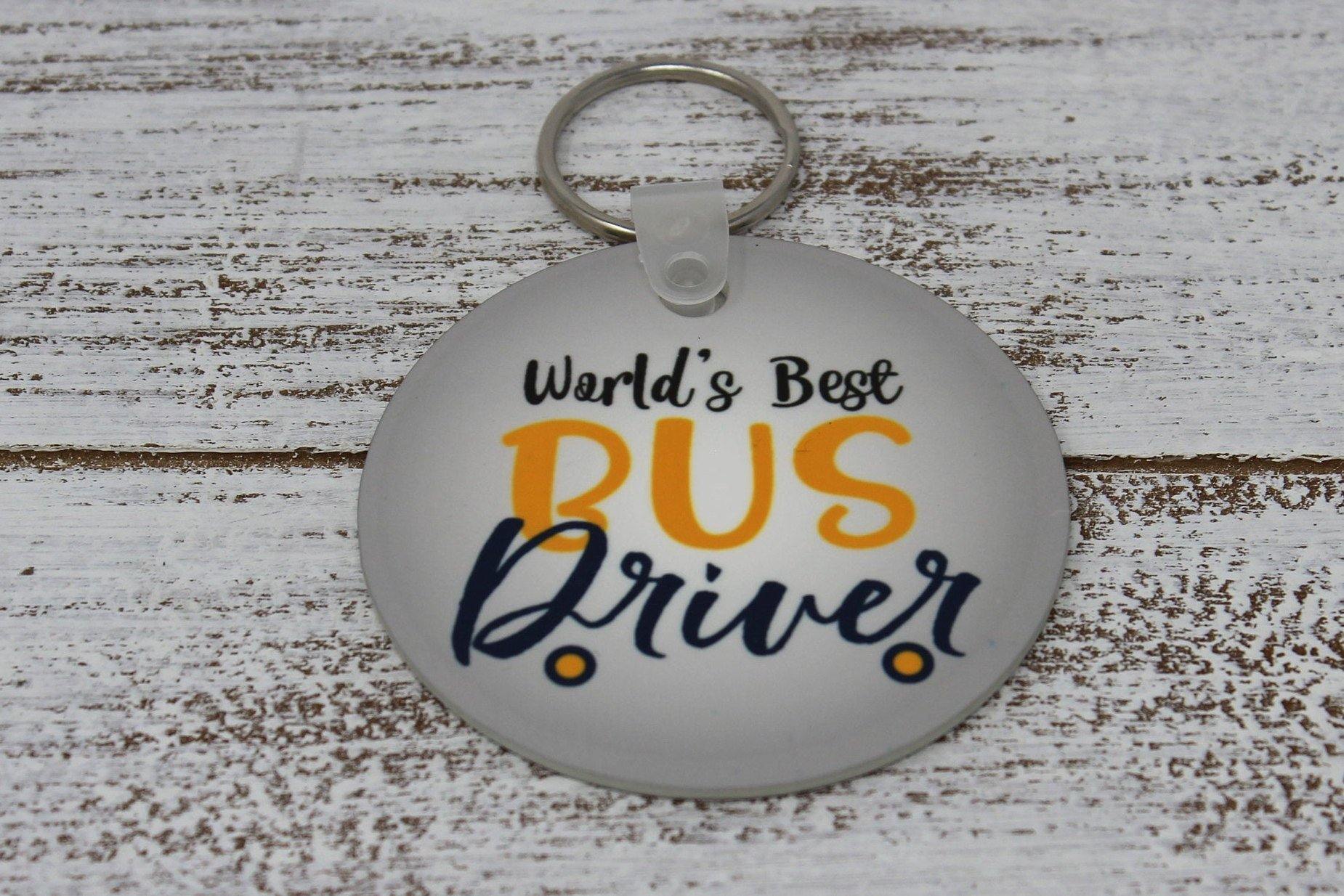 Monogrammed Key Chain | Personalized Key Chain | Bus Driver - This & That Solutions - Monogrammed Key Chain | Personalized Key Chain | Bus Driver - Personalized Gifts & Custom Home Decor