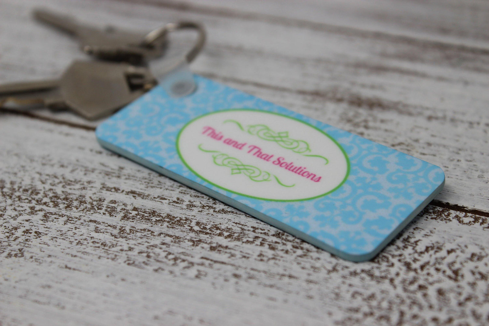 Monogrammed Key Chain | Personalized Key Chain | Company Logo - This & That Solutions - Monogrammed Key Chain | Personalized Key Chain | Company Logo - Personalized Gifts & Custom Home Decor