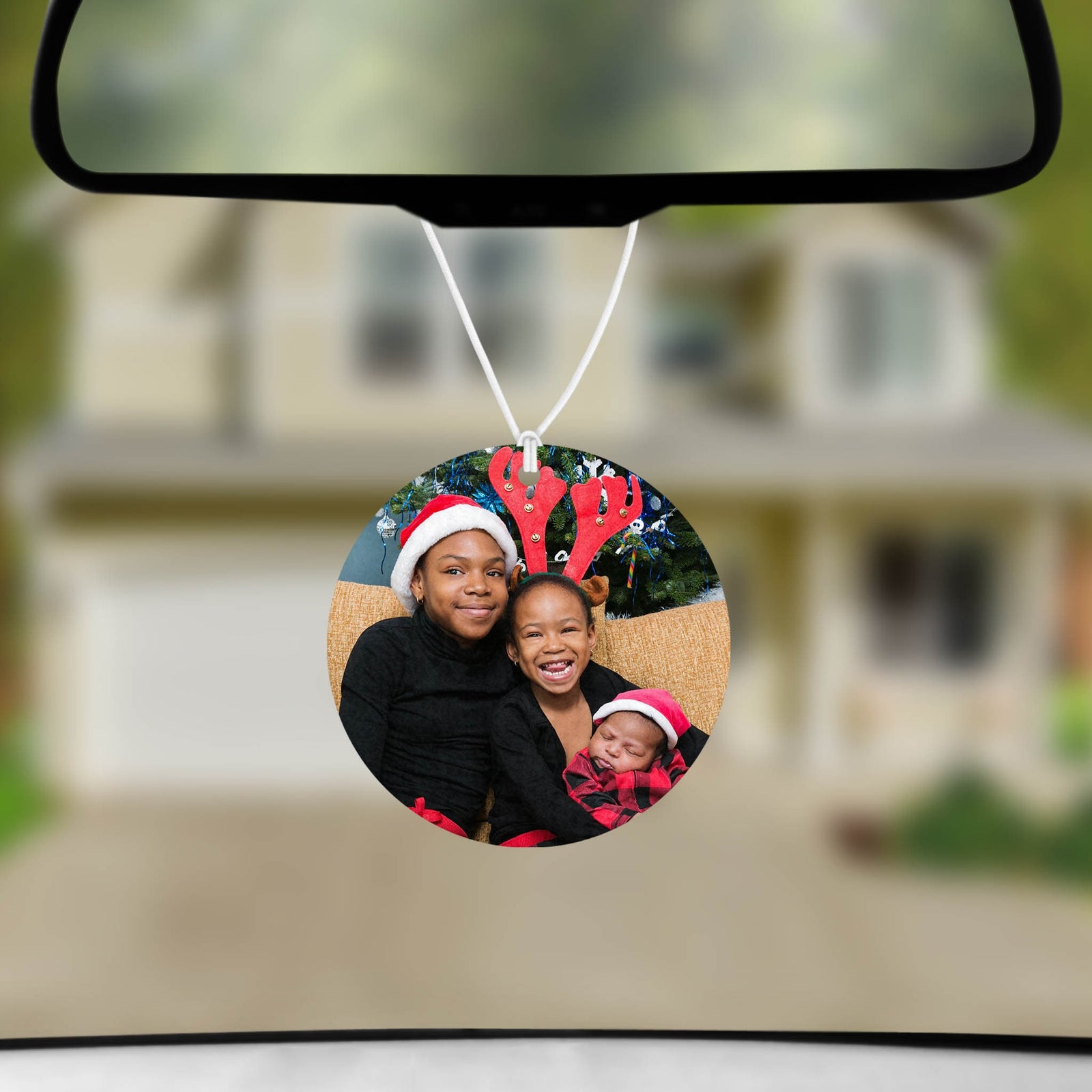 Personalized Air Fresheners | Set of 2 | Custom Car Accessories | Custom Photo Family