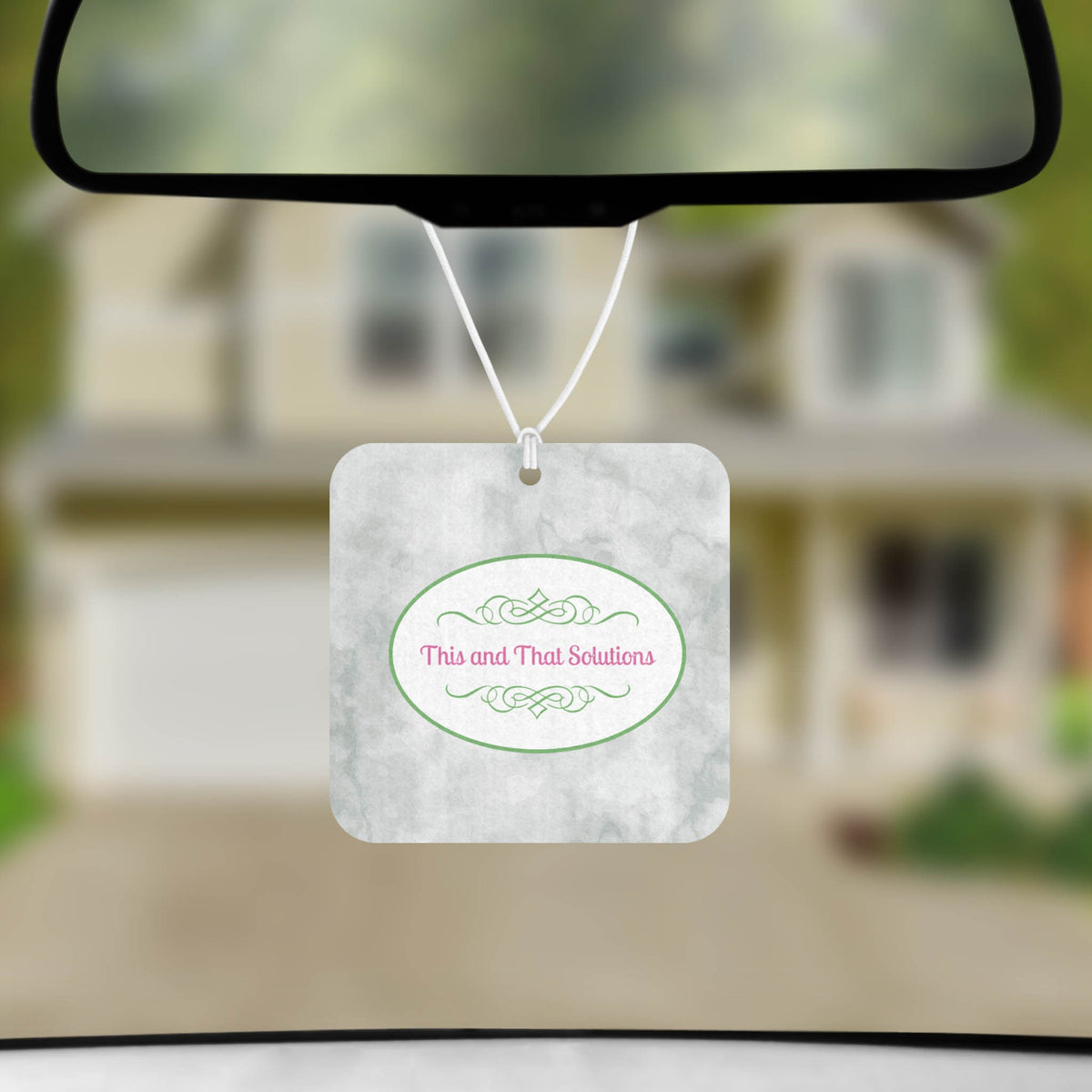 Personalized Air Fresheners | Set of 2 | Custom Car Accessories | Company Logo