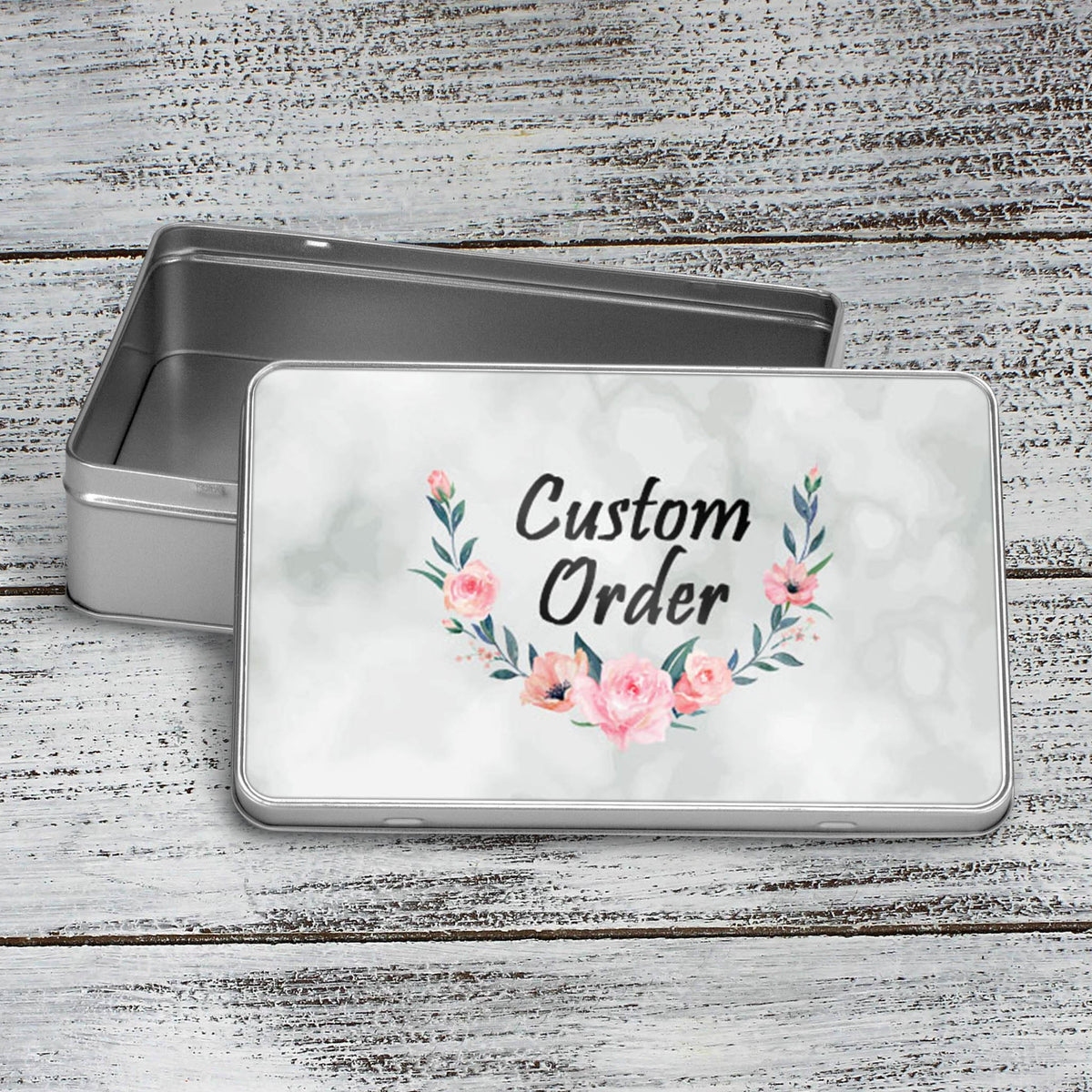 Custom Aluminum Tin | Photo Storage Box | Puzzle Tin | Custom Order