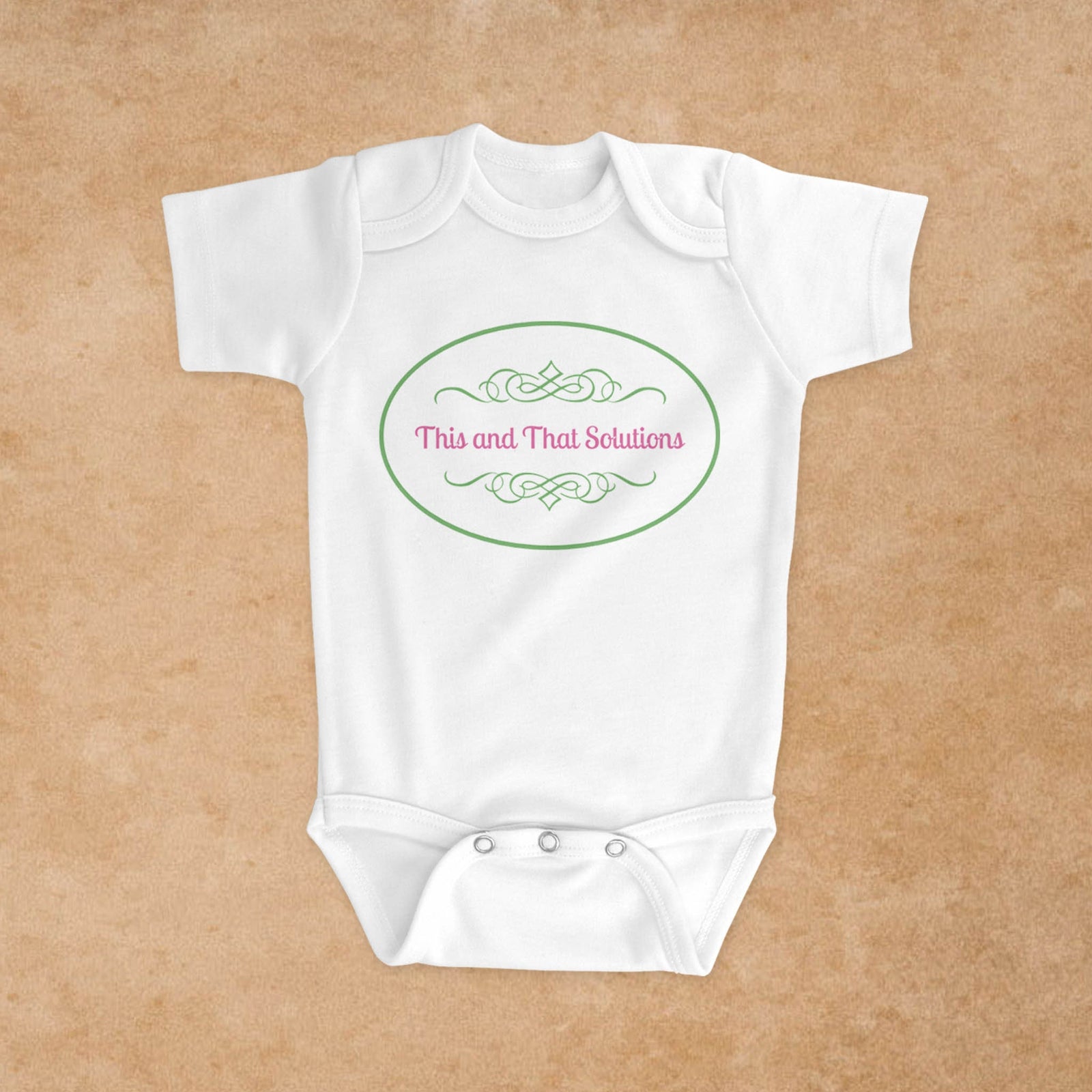 Personalized Baby Onesie | Custom Baby Gifts | Baby Shower | Company Logo