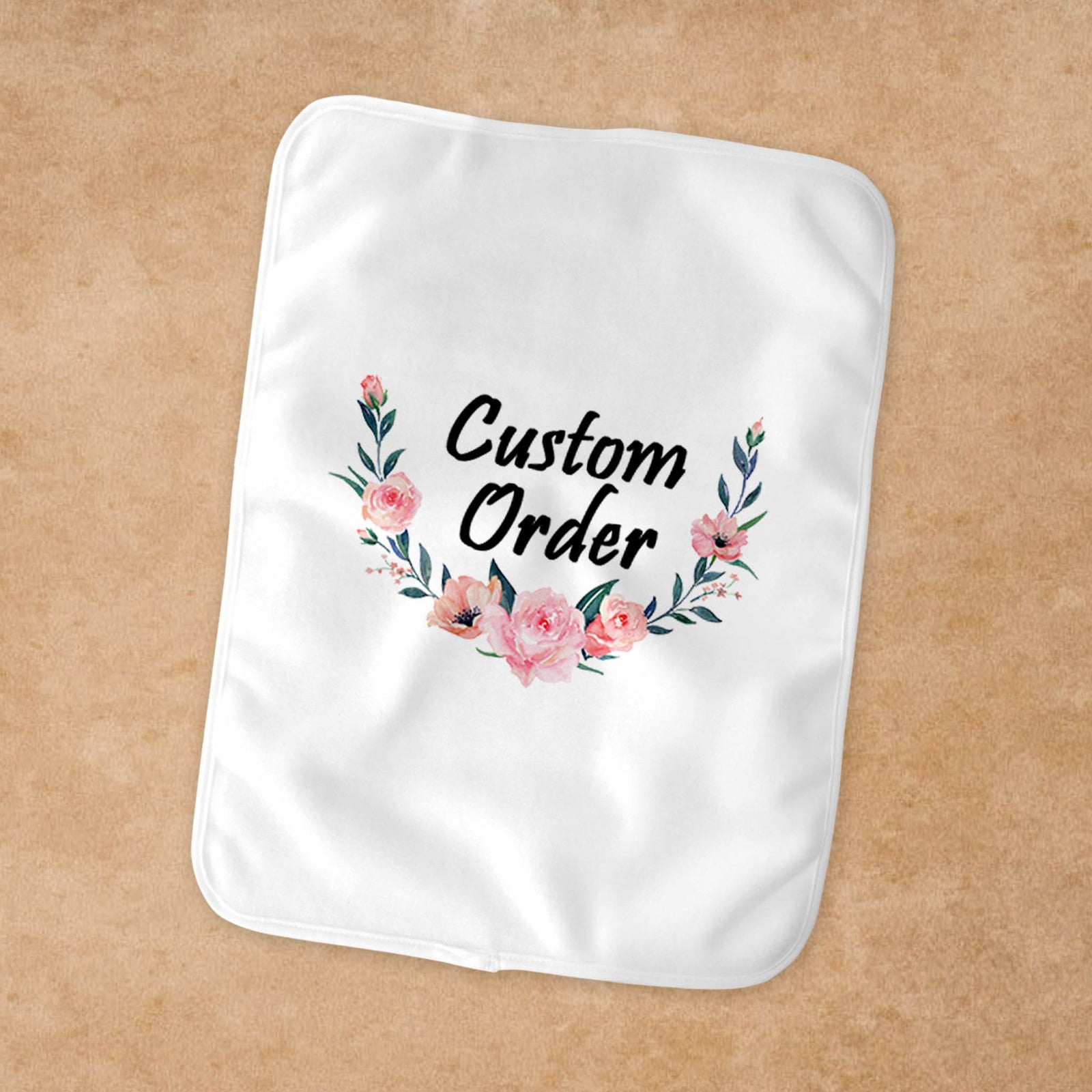 Personalized Burp Cloth | Custom Baby Gifts | Baby Shower | Custom Order