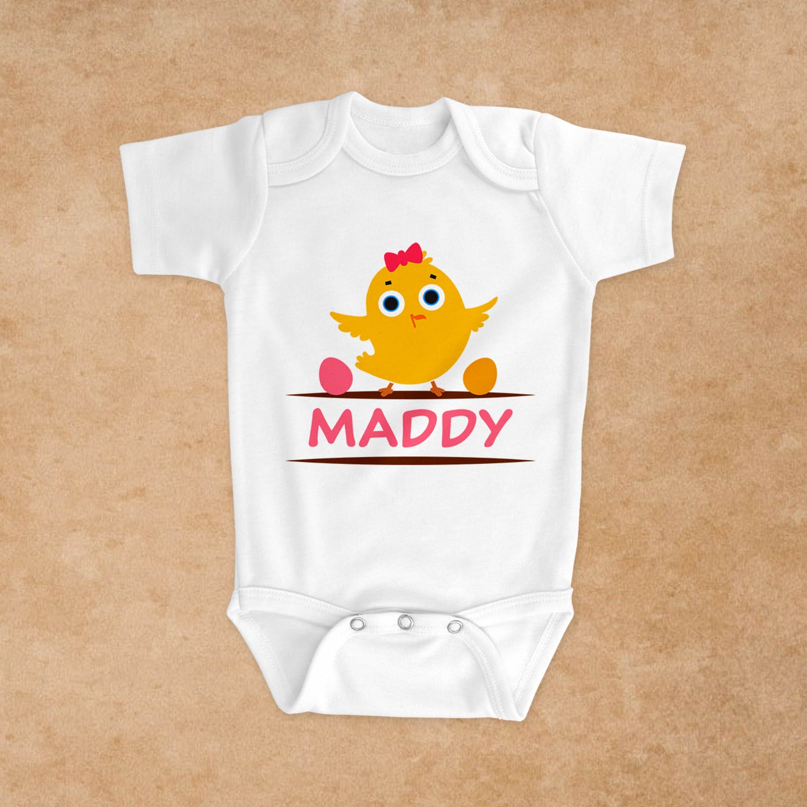 Personalized Baby Onesie | Custom Baby Gifts | Baby Shower | Little Girl Chicken