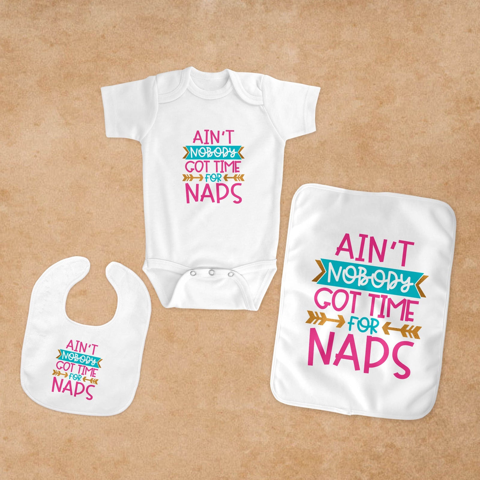 Personalized Baby Baby Bundle | Custom Baby Gifts | Baby Shower | No Naps