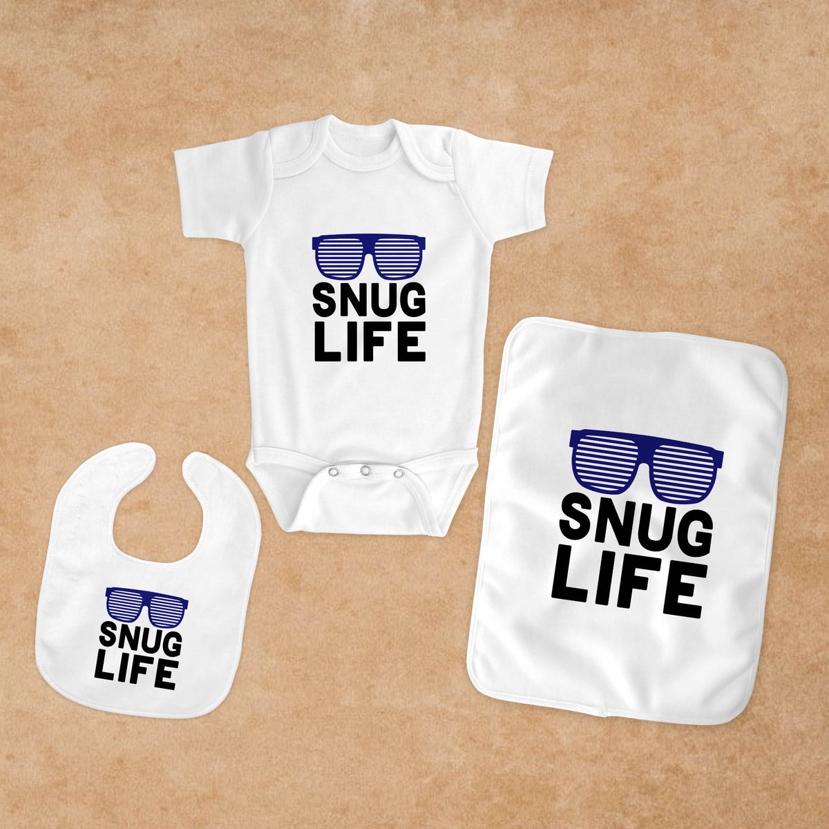Personalized Baby Bib | Custom Baby Gifts | Baby Shower | Snug Life