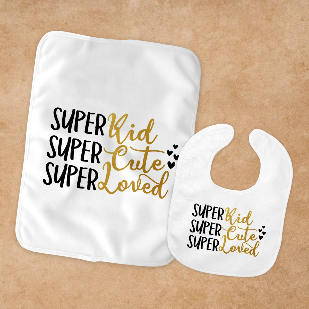 Personalized Burp Cloth | Custom Baby Gifts | Baby Shower | Super