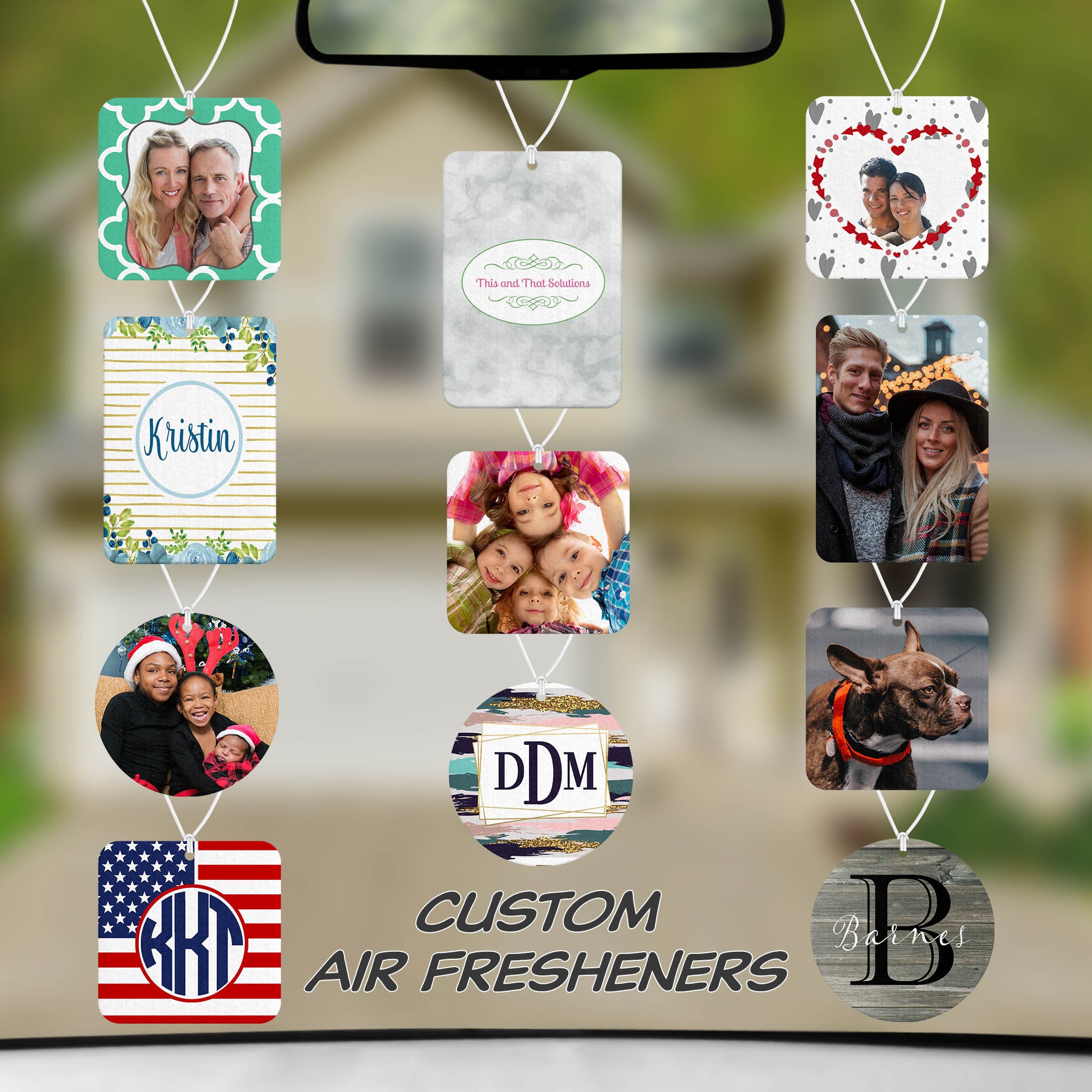 Personalized Air Fresheners  Custom Order - This & That Solutions