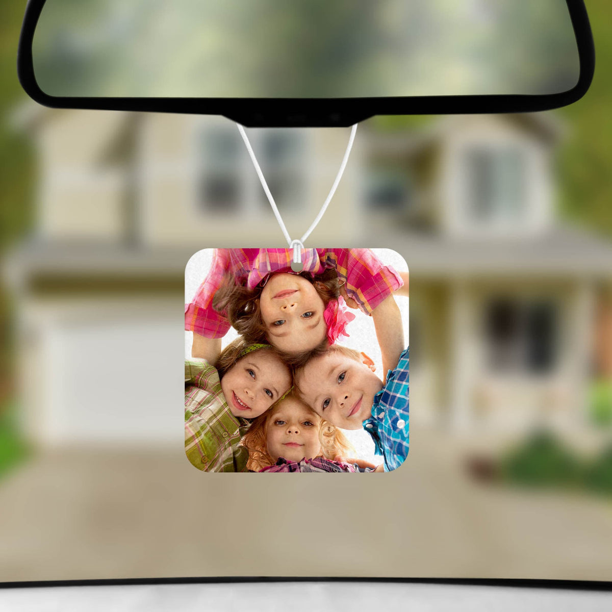 Personalized Air Fresheners | Set of 2 | Custom Car Accessories | Custom Photo Family