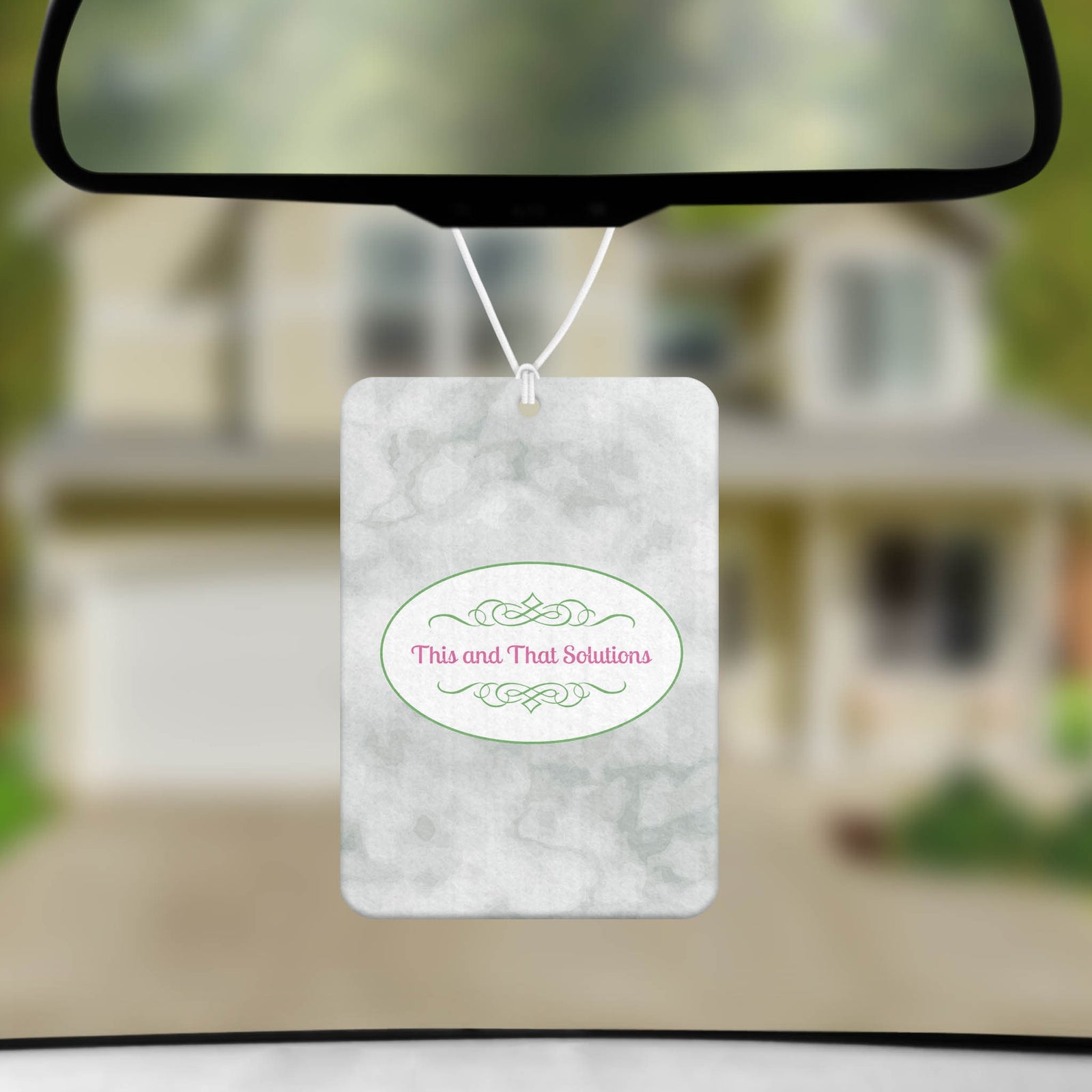 Personalized Air Fresheners | Set of 2 | Custom Car Accessories | Company Logo