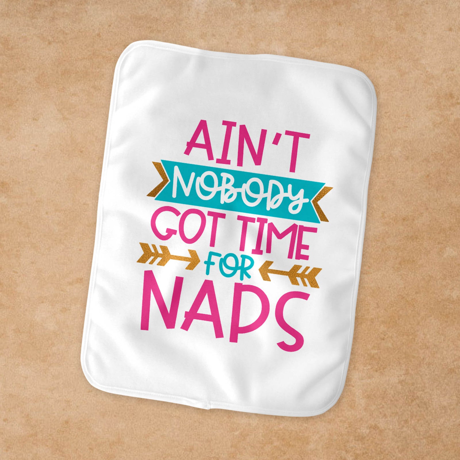 Personalized Burp Cloth | Custom Baby Gifts | Baby Shower | No Naps