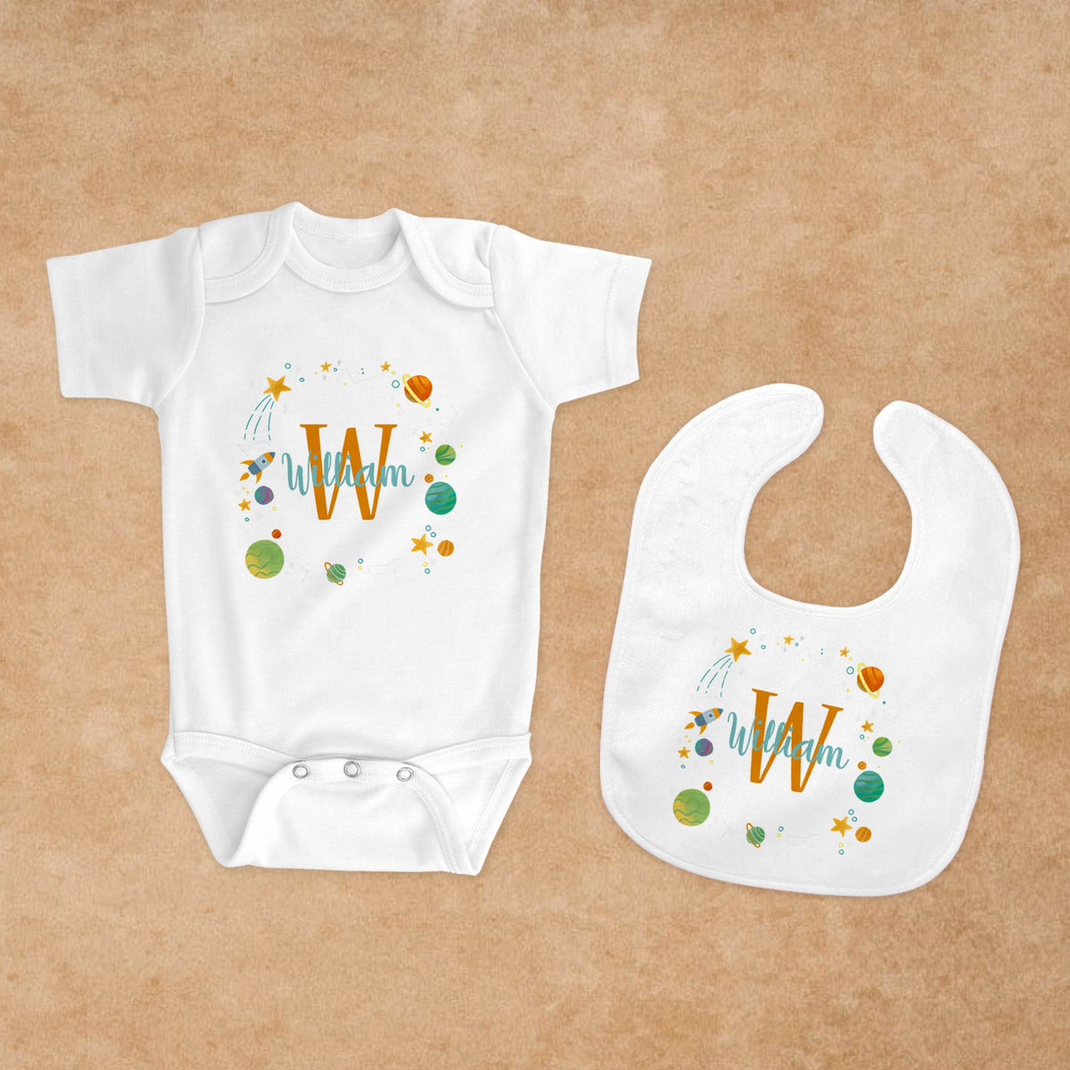 Personalized Baby Onesie | Custom Baby Gifts | Baby Shower | Outerspace