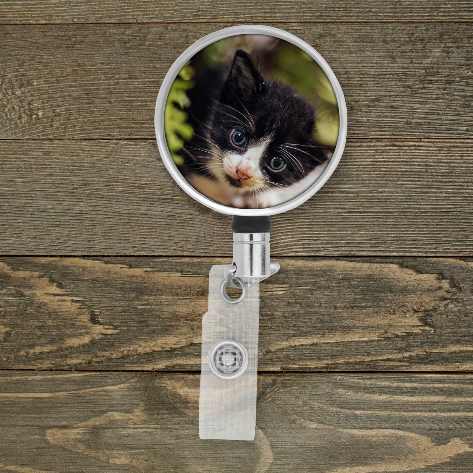 Customized Badge Reel | Personalized Office Accessories | Photo Badge Reel | Custom Photo Pet