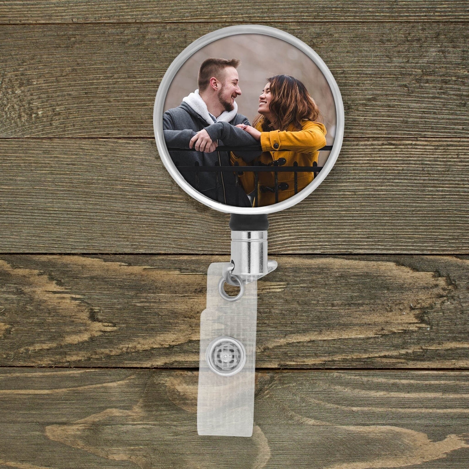 Customized Badge Reel | Personalized Office Accessories | Photo Badge Reel | Custom Photo Family