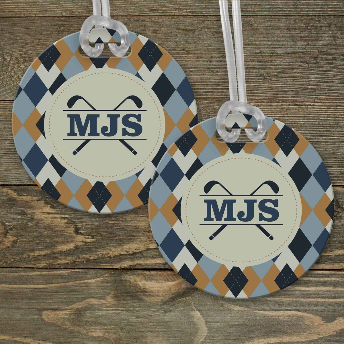 This &amp; That Solutions - Personalized Luggage Tag | Custom Monogram Bag Tag | Golf Monogram - Personalized Gifts &amp; Custom Home Decor