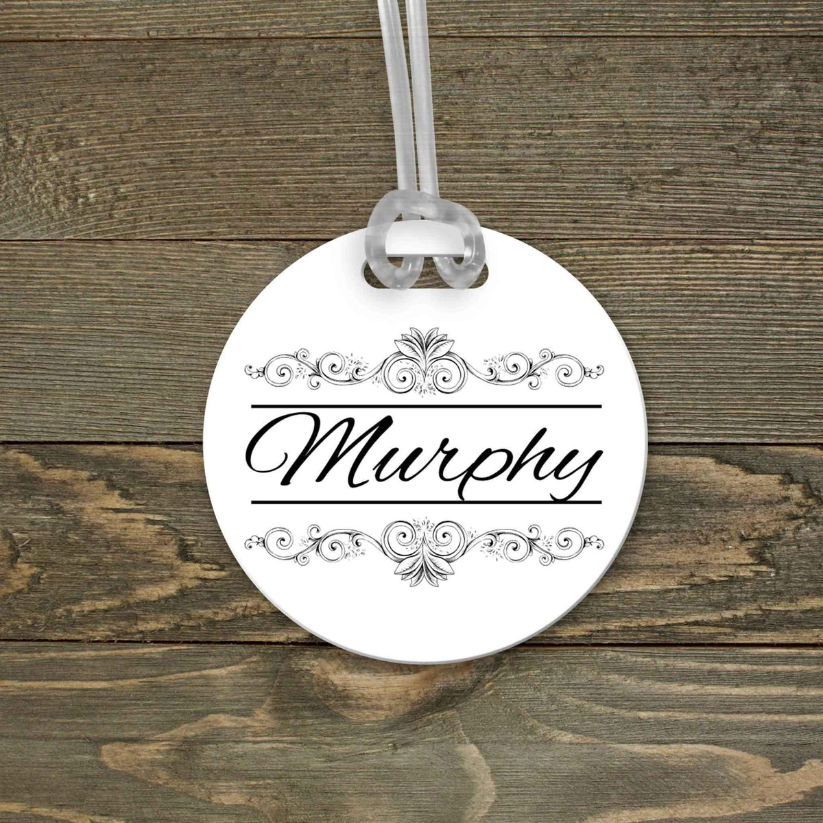 This &amp; That Solutions - Personalized Luggage Tag | Custom Monogram Bag Tag | Decorative Vine - Personalized Gifts &amp; Custom Home Decor
