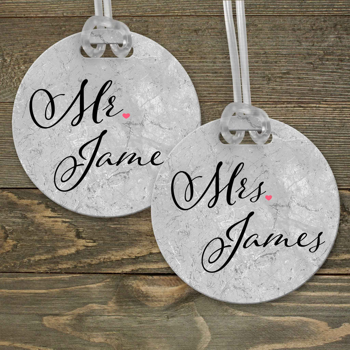 This &amp; That Solutions - Personalized Luggage Tag | Custom Monogram Bag Tag | Mr. &amp; Mrs. - Personalized Gifts &amp; Custom Home Decor