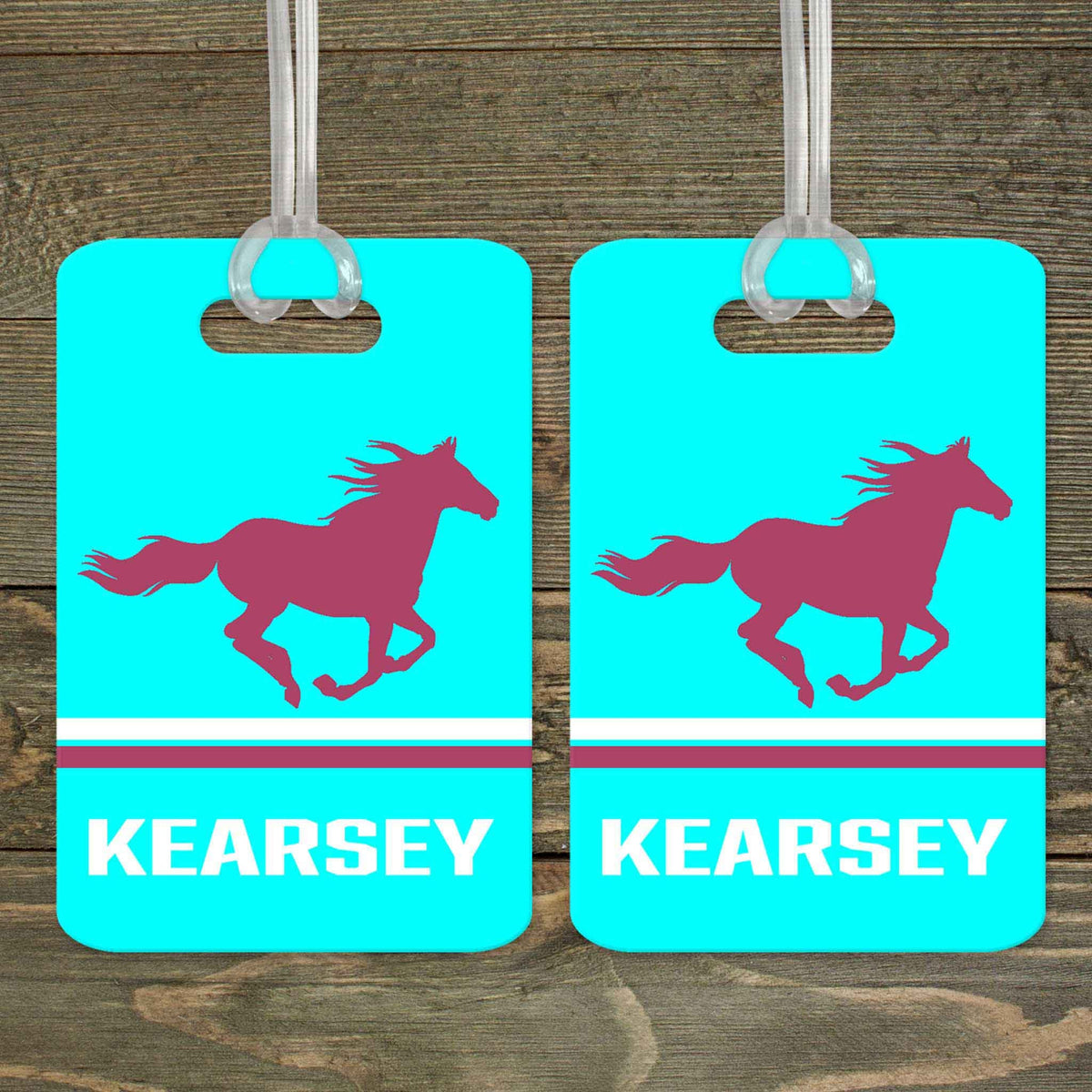 This &amp; That Solutions - Personalized Luggage Tag | Custom Monogram Bag Tag | Equestrian Horse - Personalized Gifts &amp; Custom Home Decor
