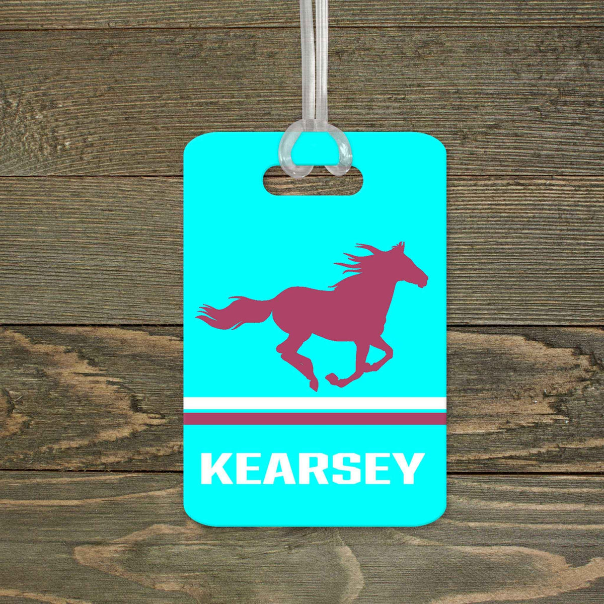 This &amp; That Solutions - Personalized Luggage Tag | Custom Monogram Bag Tag | Equestrian Horse - Personalized Gifts &amp; Custom Home Decor