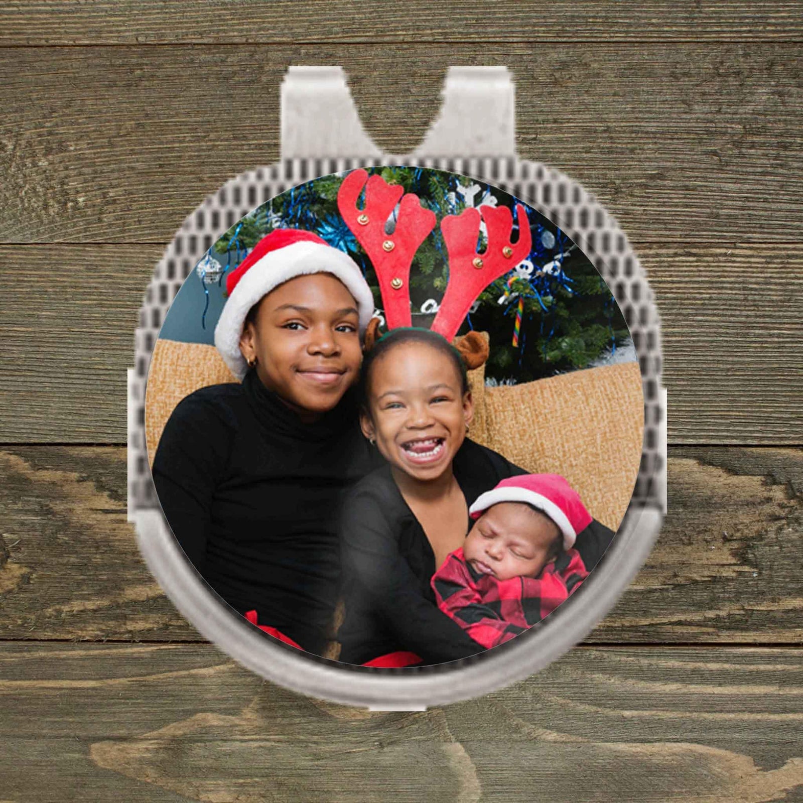 Personalized Ball Marker | Hat Clip Ball Marker | Golf Gifts | Custom Photo Family