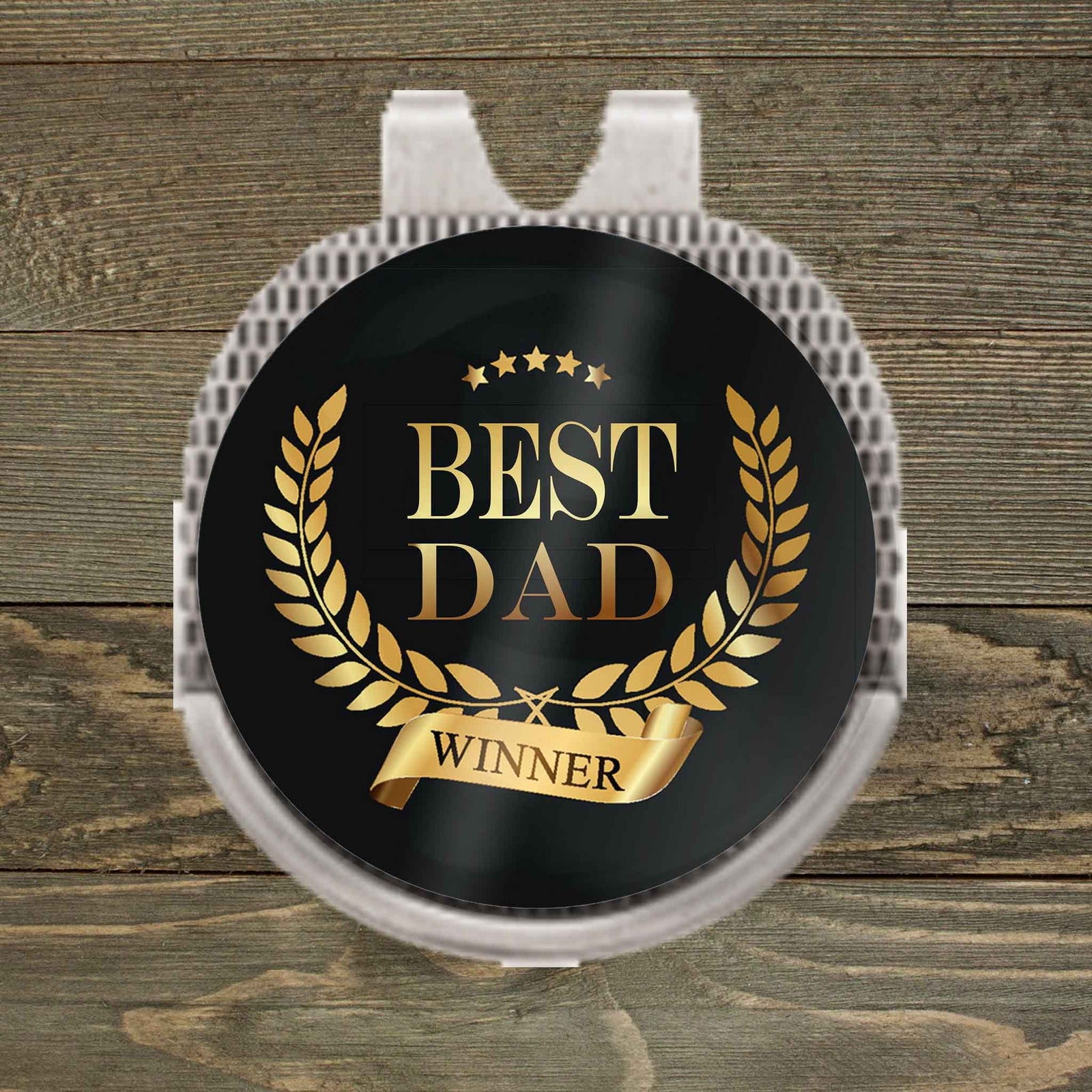 Personalized Ball Marker | Hat Clip Ball Marker | Golf Gifts | Happy Fathers Day