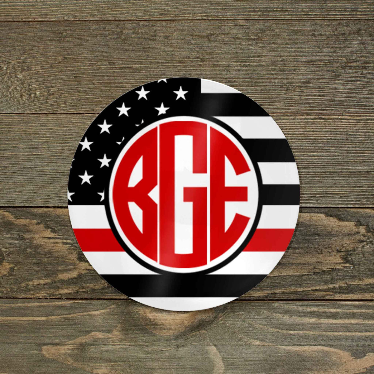 Personalized Ball Marker | Hat Clip Ball Marker | Golf Gifts | Firefighter Red Line