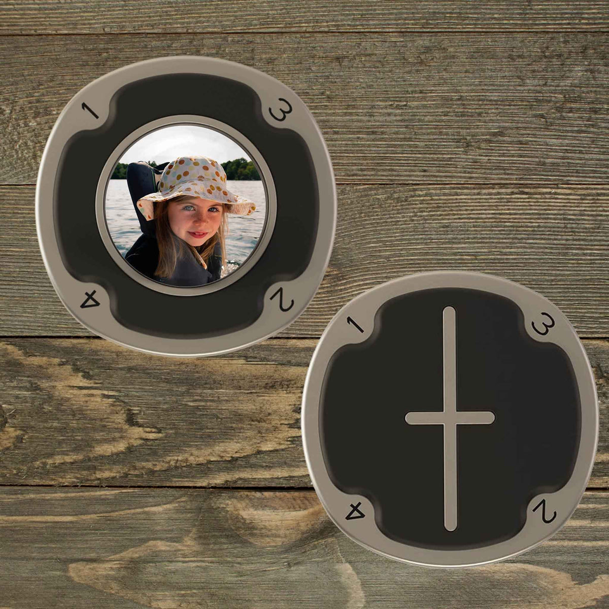 Personalized PitchFix MultiMarker Tool | Custom Ball Markers | Golf Gifts | Custom Photo Family