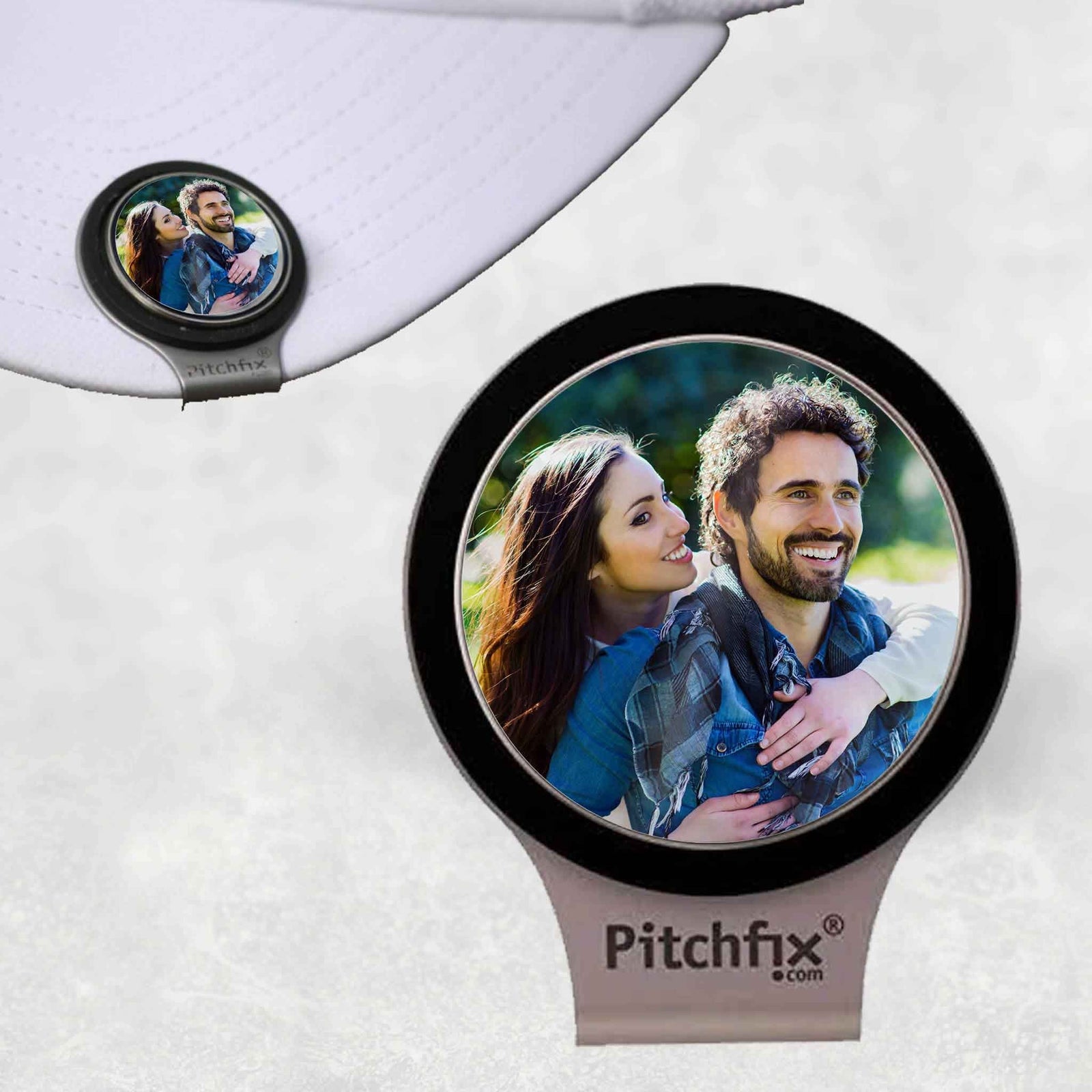 Custom Pitchfix Golf Accessories | Personalized Golf Hatclip | Custom Photo Family
