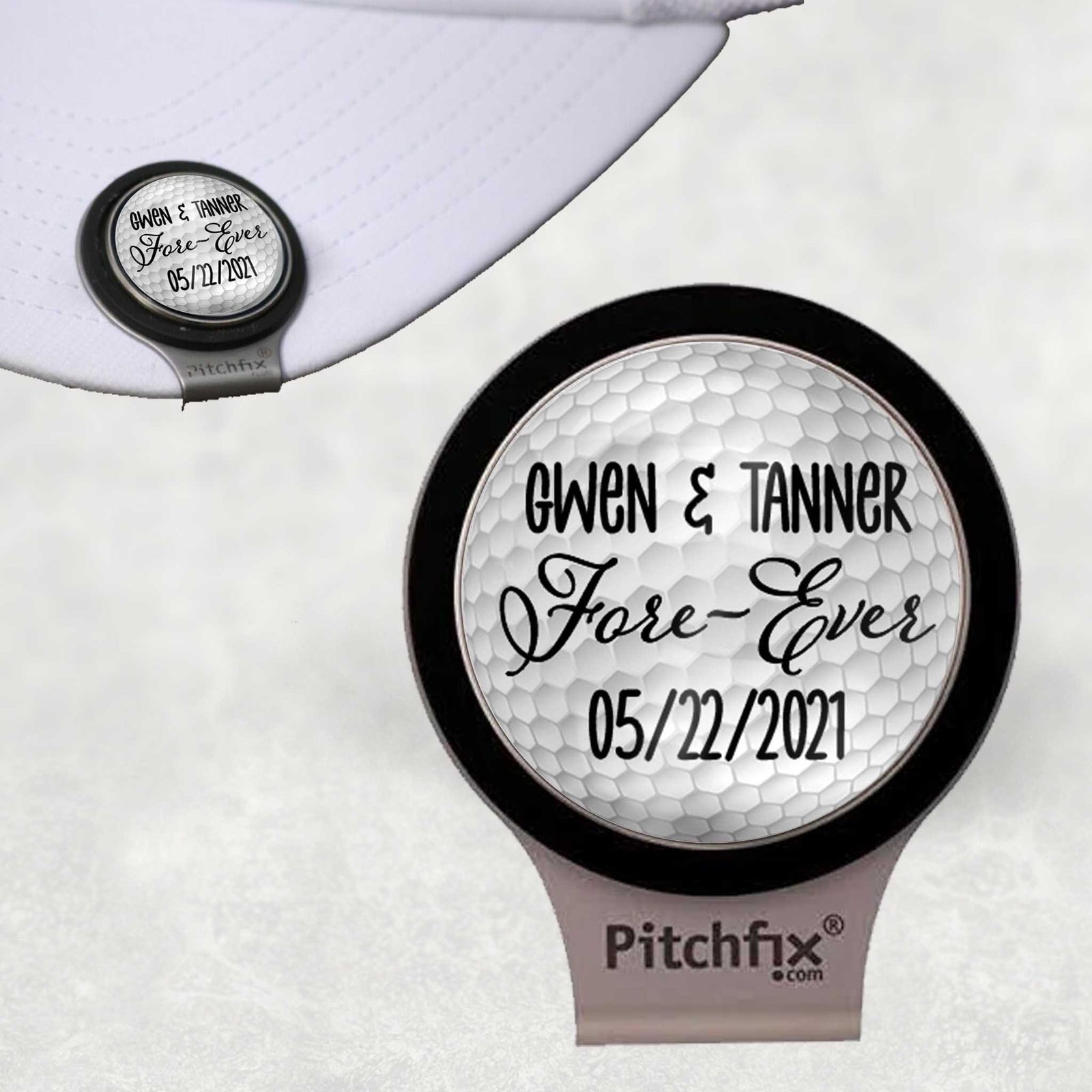 Custom Pitchfix Golf Accessories | Personalized Golf Hatclip | Fore-Ever