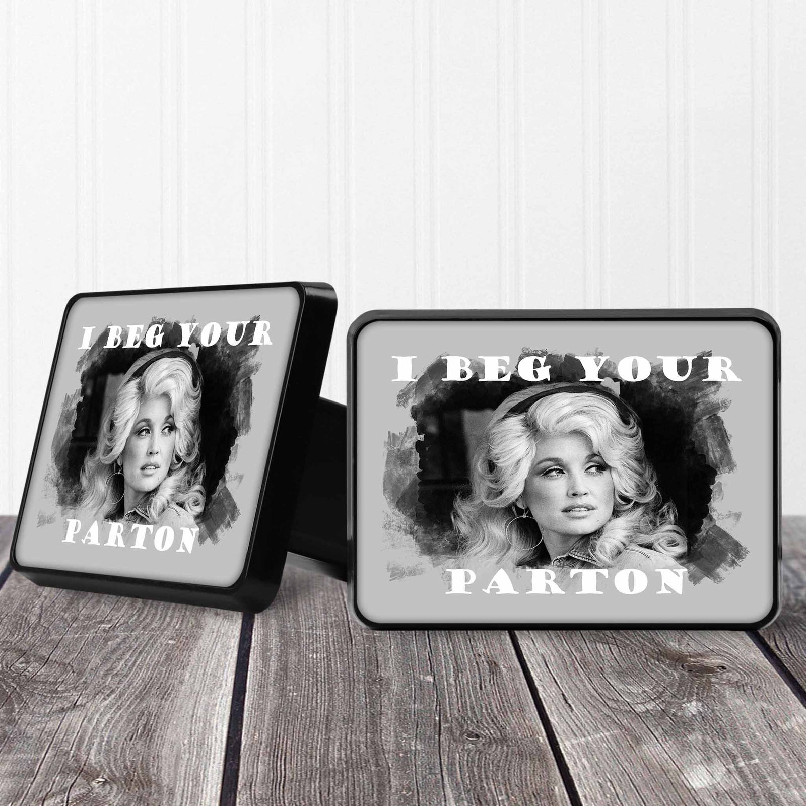 Personalized Trailer Hitch Cover | Custom Car Accessories | Dolly