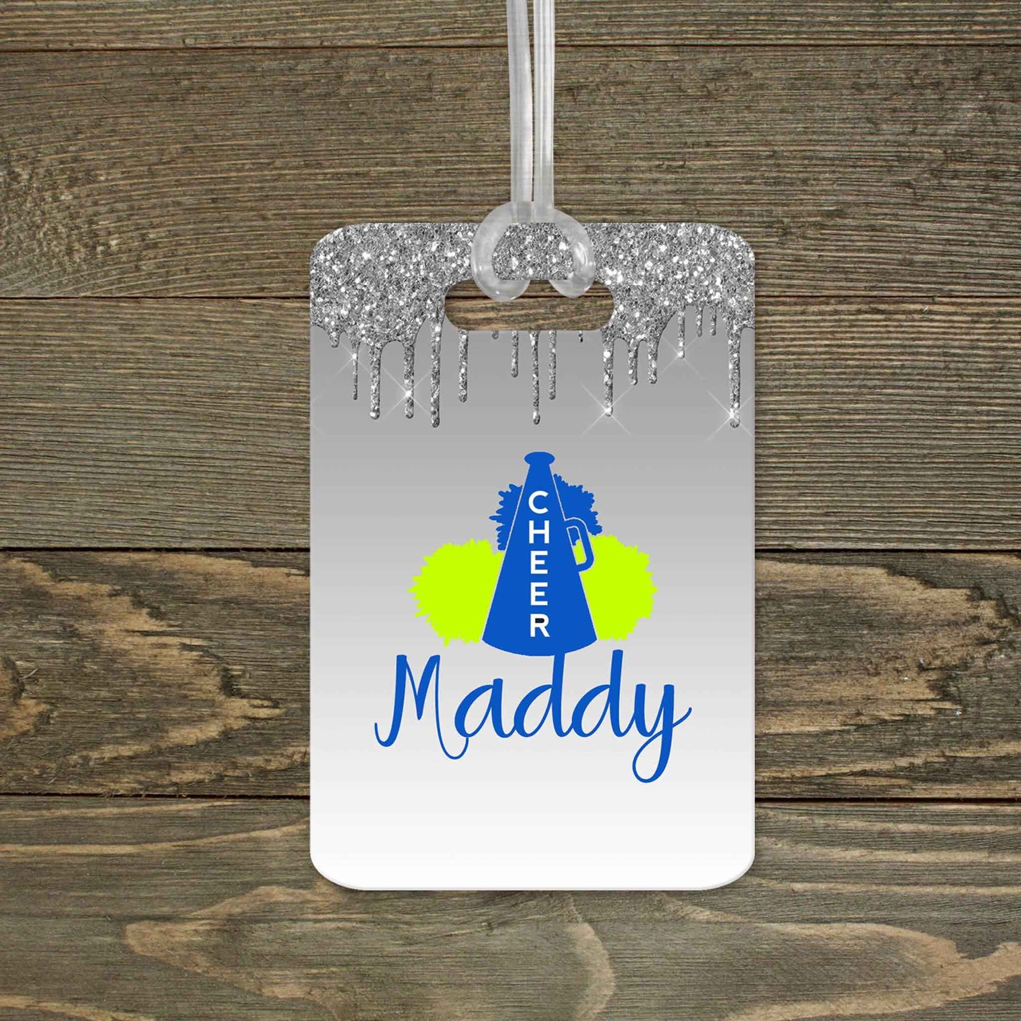 This & That Solutions - Personalized Luggage Tag | Custom Monogram Bag Tag | Cheerleader - Personalized Gifts & Custom Home Decor