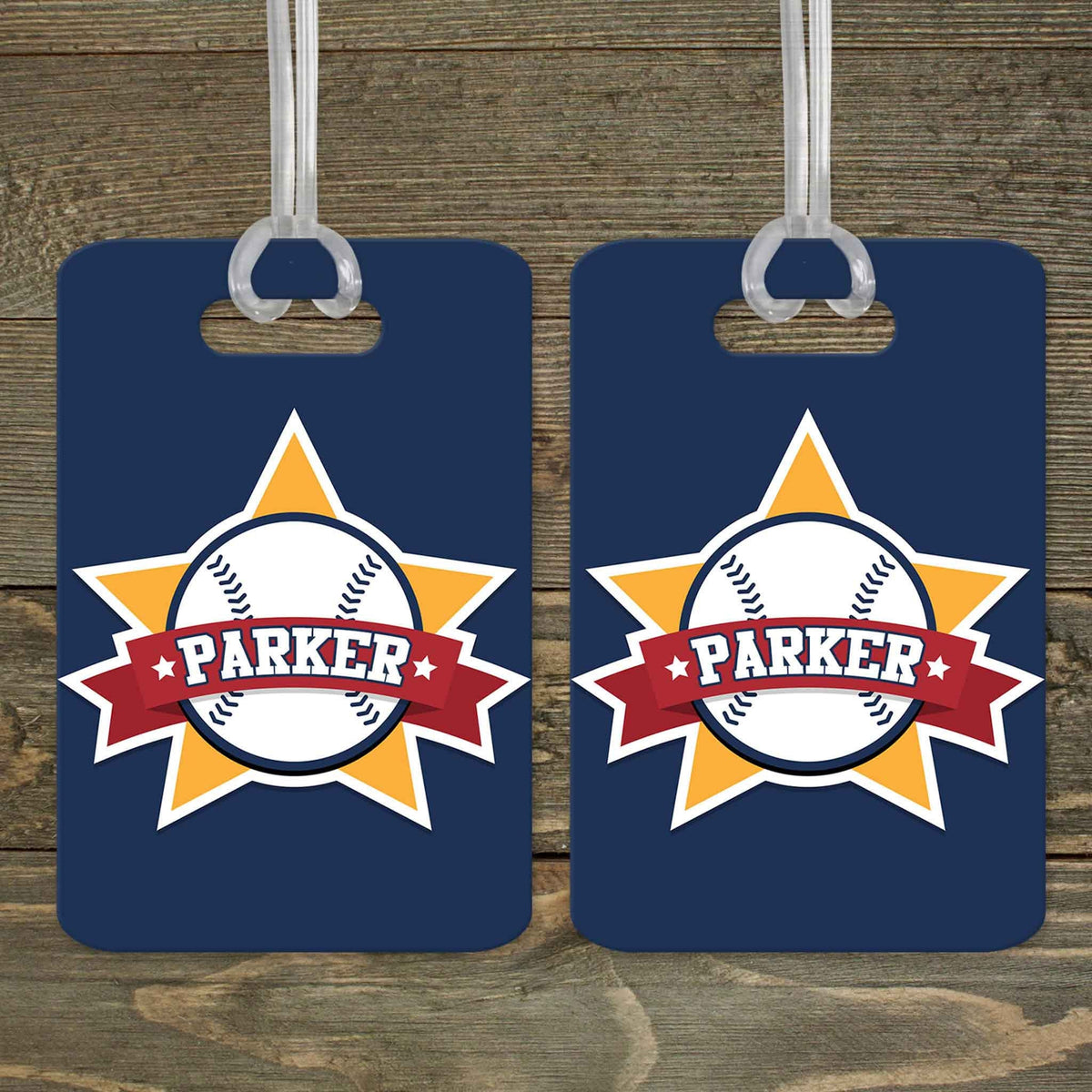 This &amp; That Solutions - Personalized Luggage Tag | Custom Monogram Bag Tag | Baseball Banner - Personalized Gifts &amp; Custom Home Decor