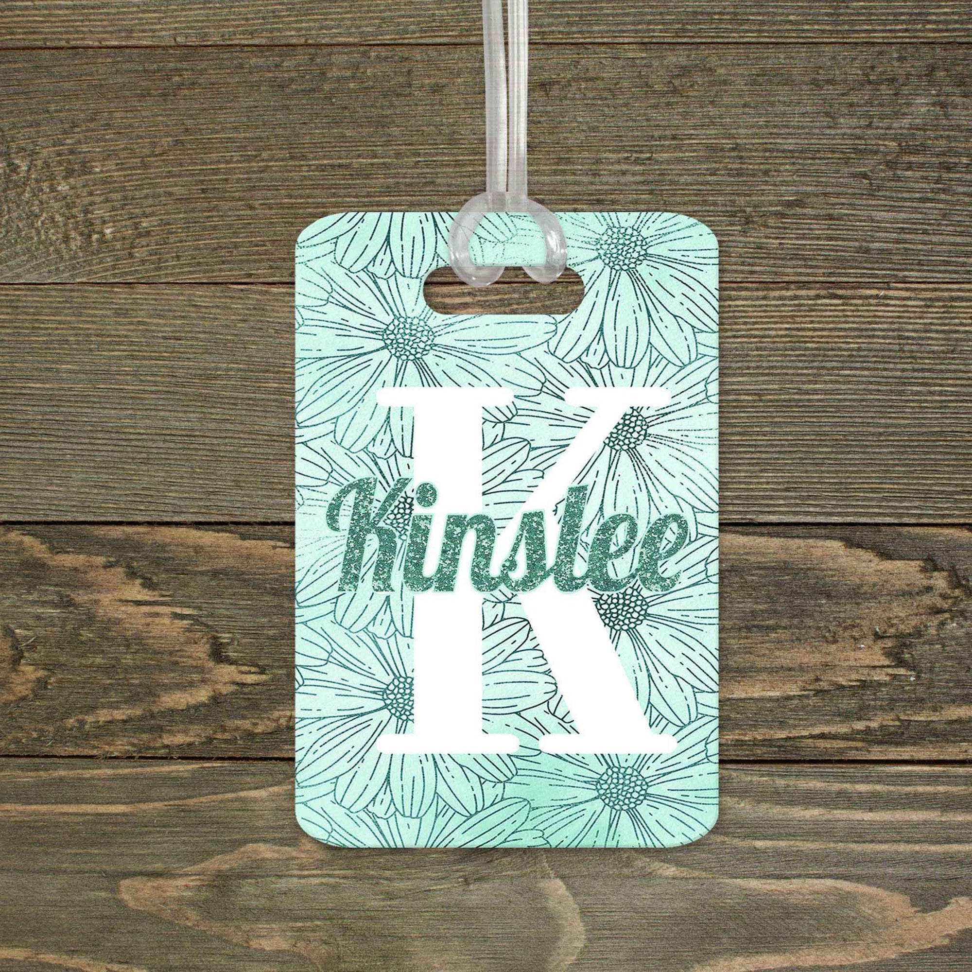 This & That Solutions - Personalized Luggage Tag | Custom Monogram Bag Tag | Mint - Personalized Gifts & Custom Home Decor