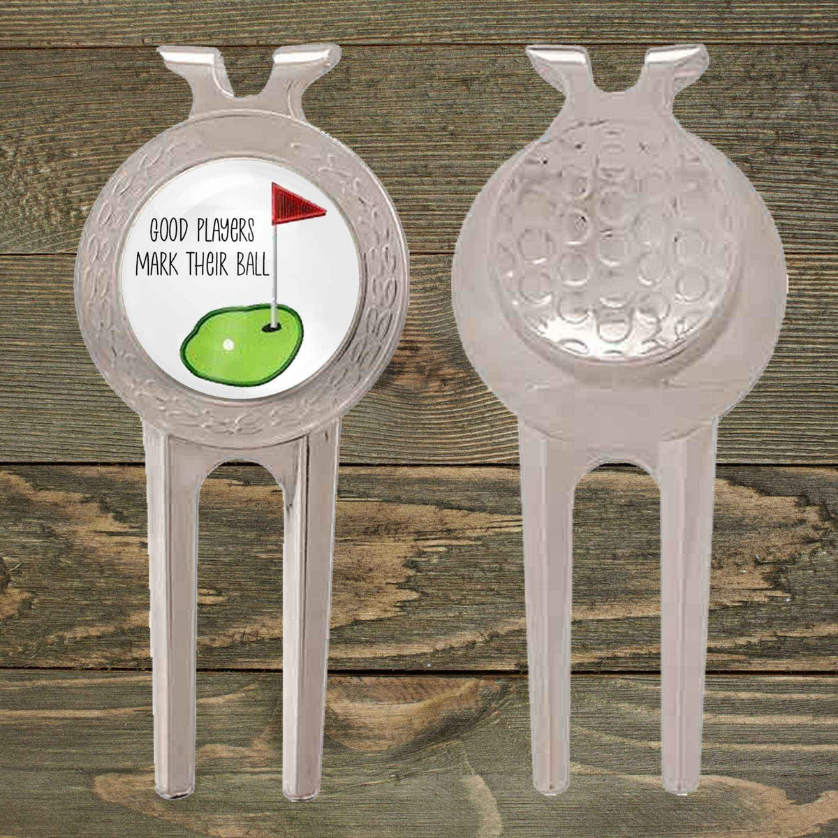 Personalized Divot Repair Tool | Golf Accessories | Golf Gifts | Good Players Mark Their Ball