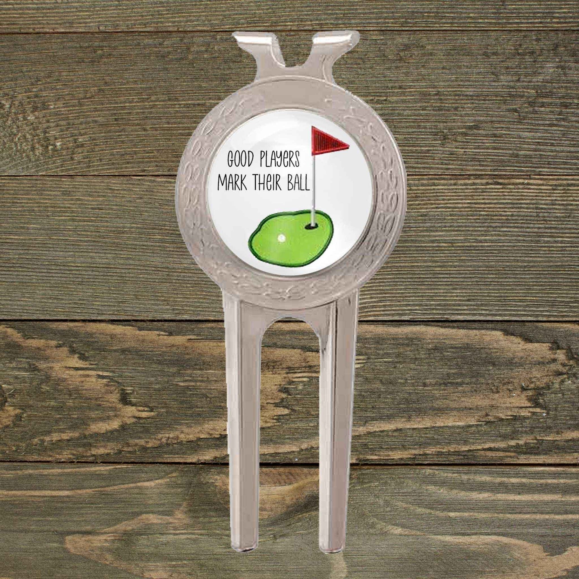 Personalized Divot Repair Tool | Golf Accessories | Golf Gifts | Good Players Mark Their Ball
